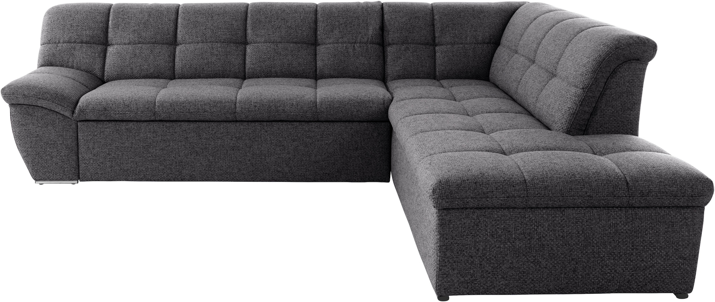 DOMO collection Ecksofa »Lagoa L-Form«, wahlweise mit Bettfunktion, frei im Raum stellbar, grosse Farbvielfalt