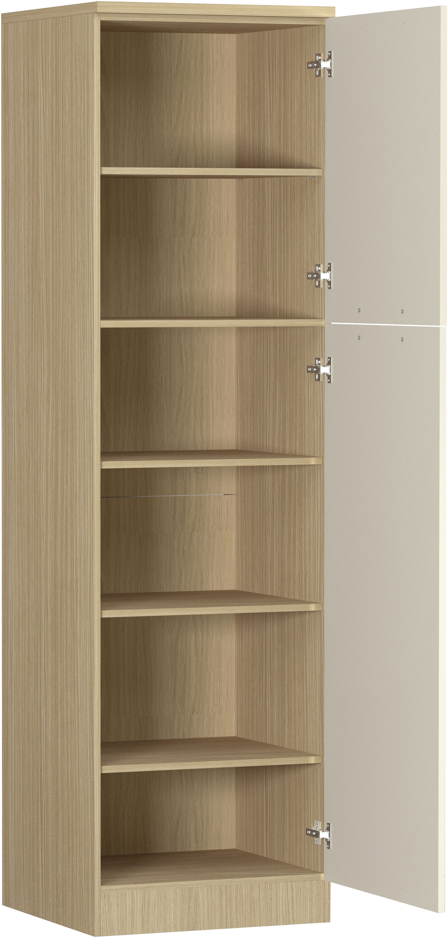 KOCHSTATION Armoire à provisions »Luna, Hochschrank, Küchenvorratsschrank, Speiseschrank, Made in Italy« B/T/H: 60×60×214,5 cm, mit 6 grosszügigen Fächern