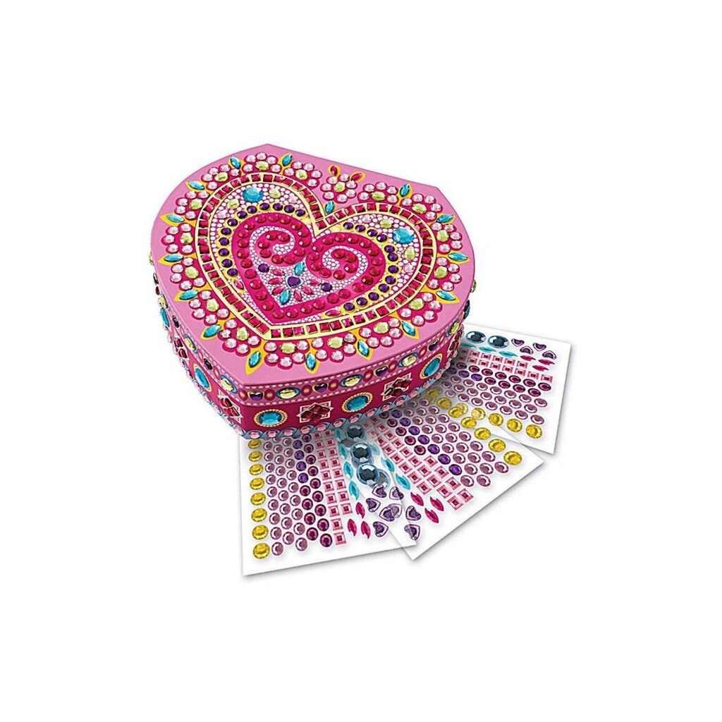 Sticky Mosaics Kreativset »Bastelset Heart Box«