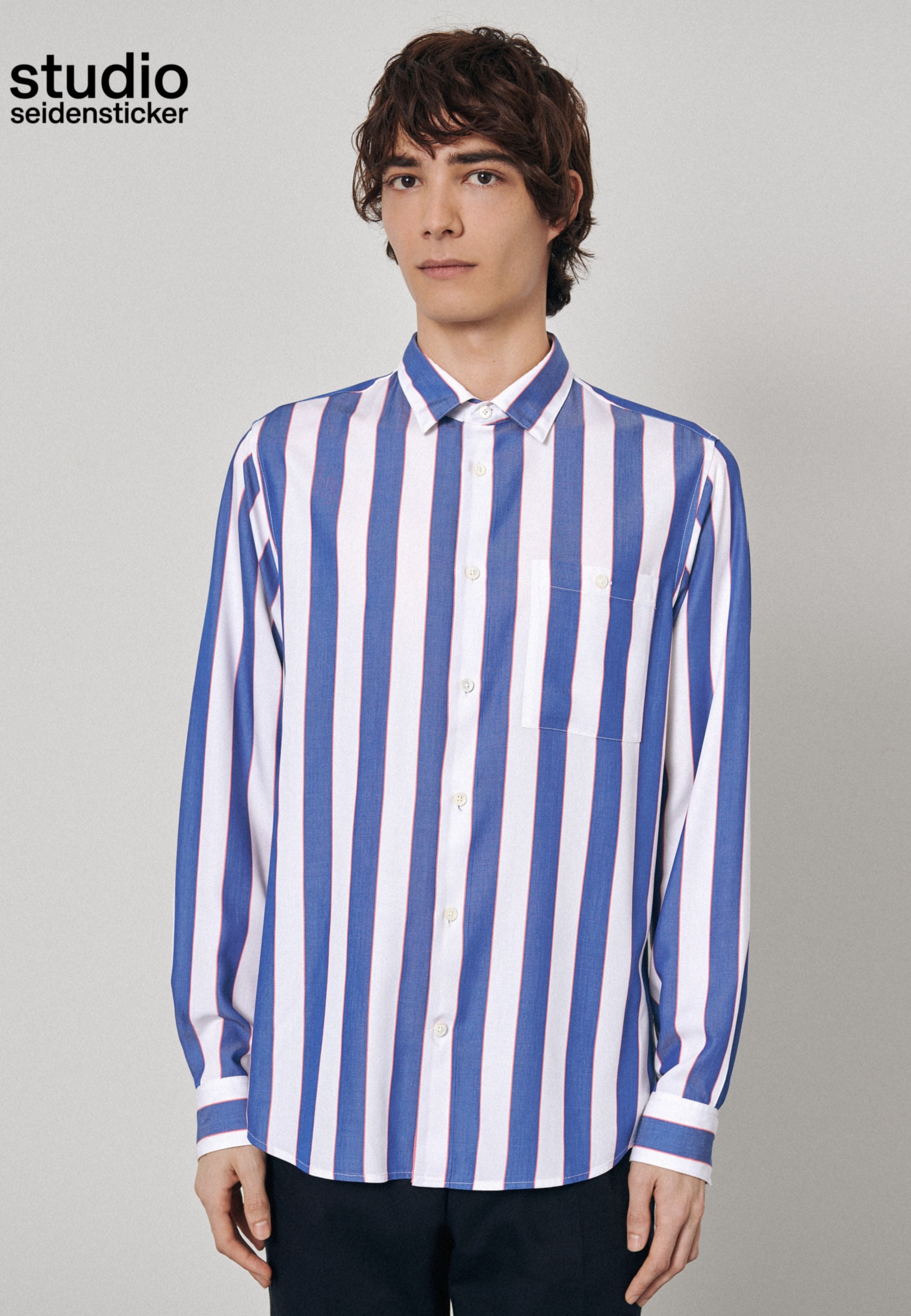 Image of seidensticker Businesshemd »Studio«, Regular Langarm Kentkragen Streifen bei Ackermann Versand Schweiz
