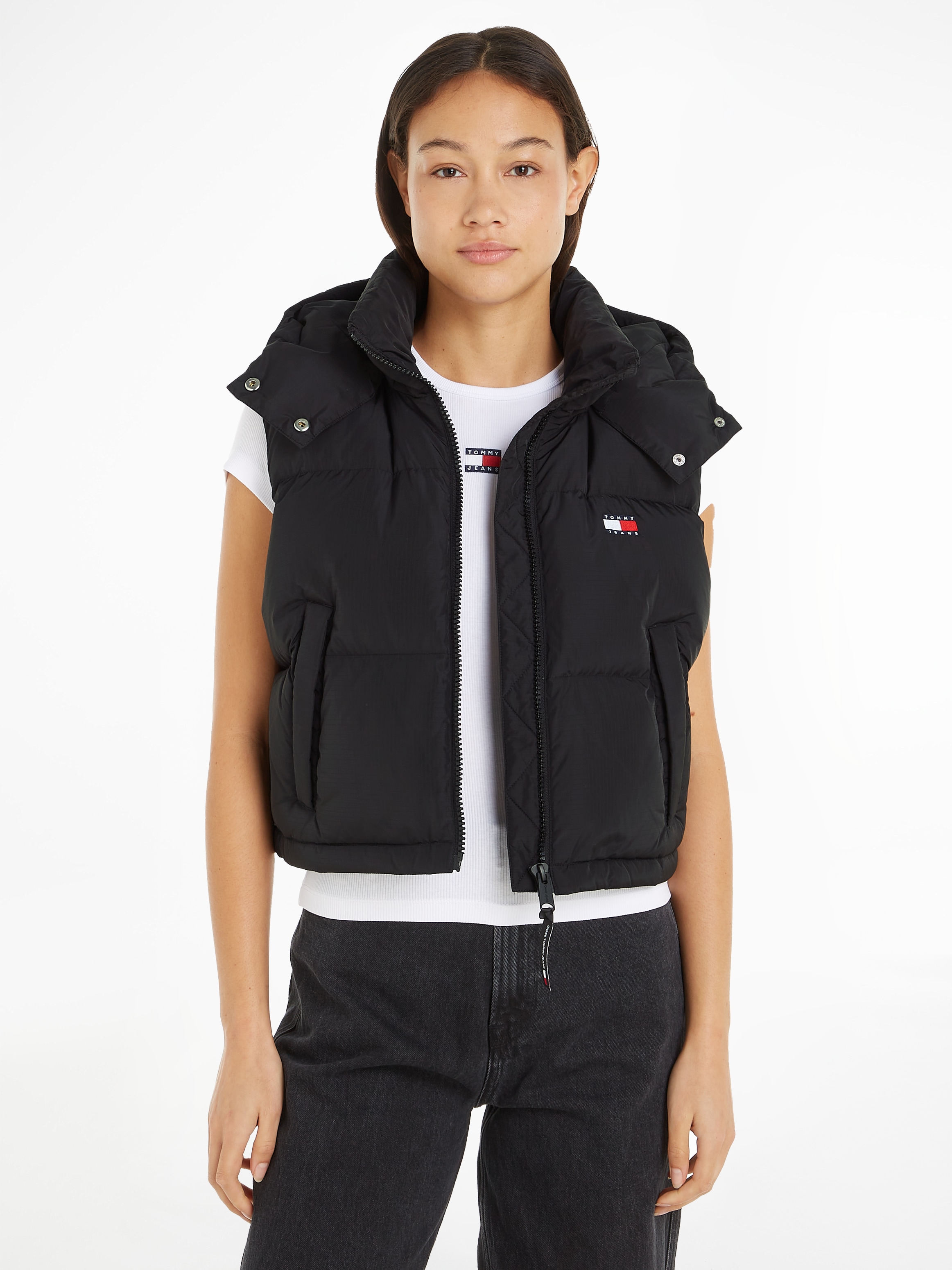 Steppweste »TJW CRP ALASKA PUFFER VEST«, in modischer Cropped Form, Puffer