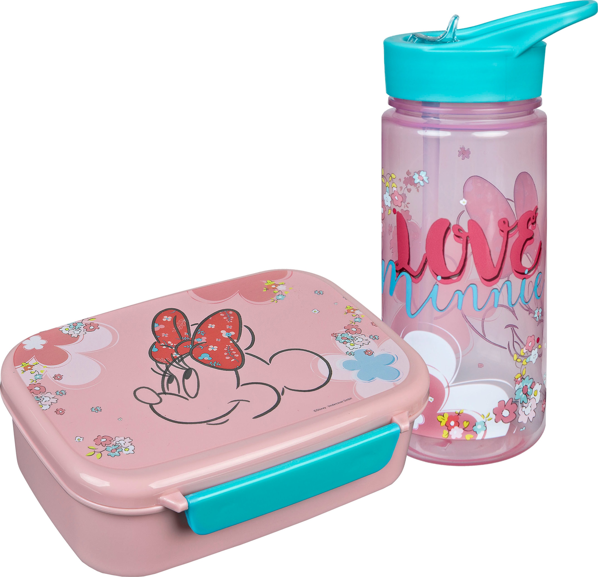 Image of Scooli Lunchbox "Brotzeitdose & Trinkflasche, Minnie Mouse" mit Trinkflasche