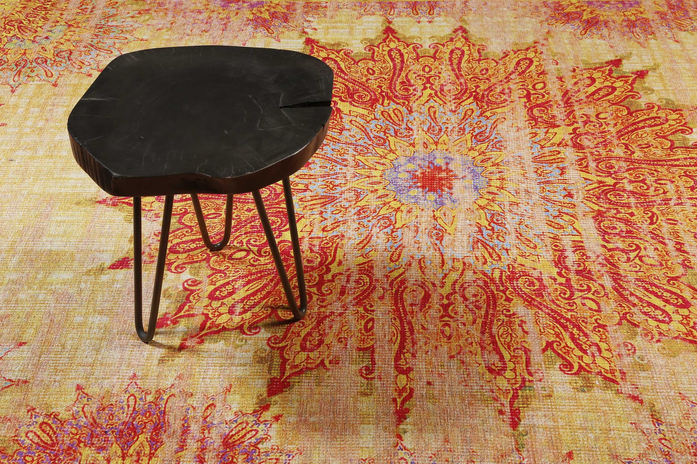 Wecon home Tapis »Rooftop« Rectangulaire 6 mm Höhe vintage, coton, poil court, salon, chambre, orient
