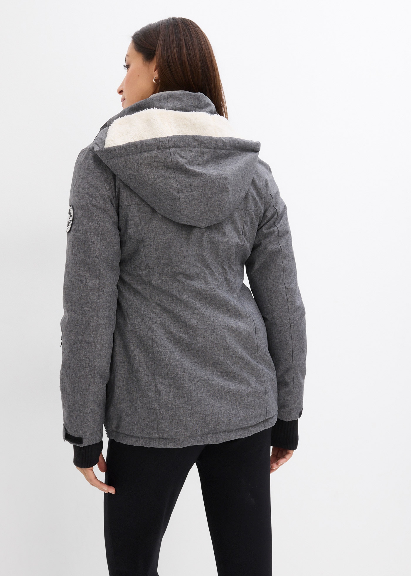 bonprix Veste de maternité avec capuche matière supérieure déperlante et coupe-vent, insert amovible