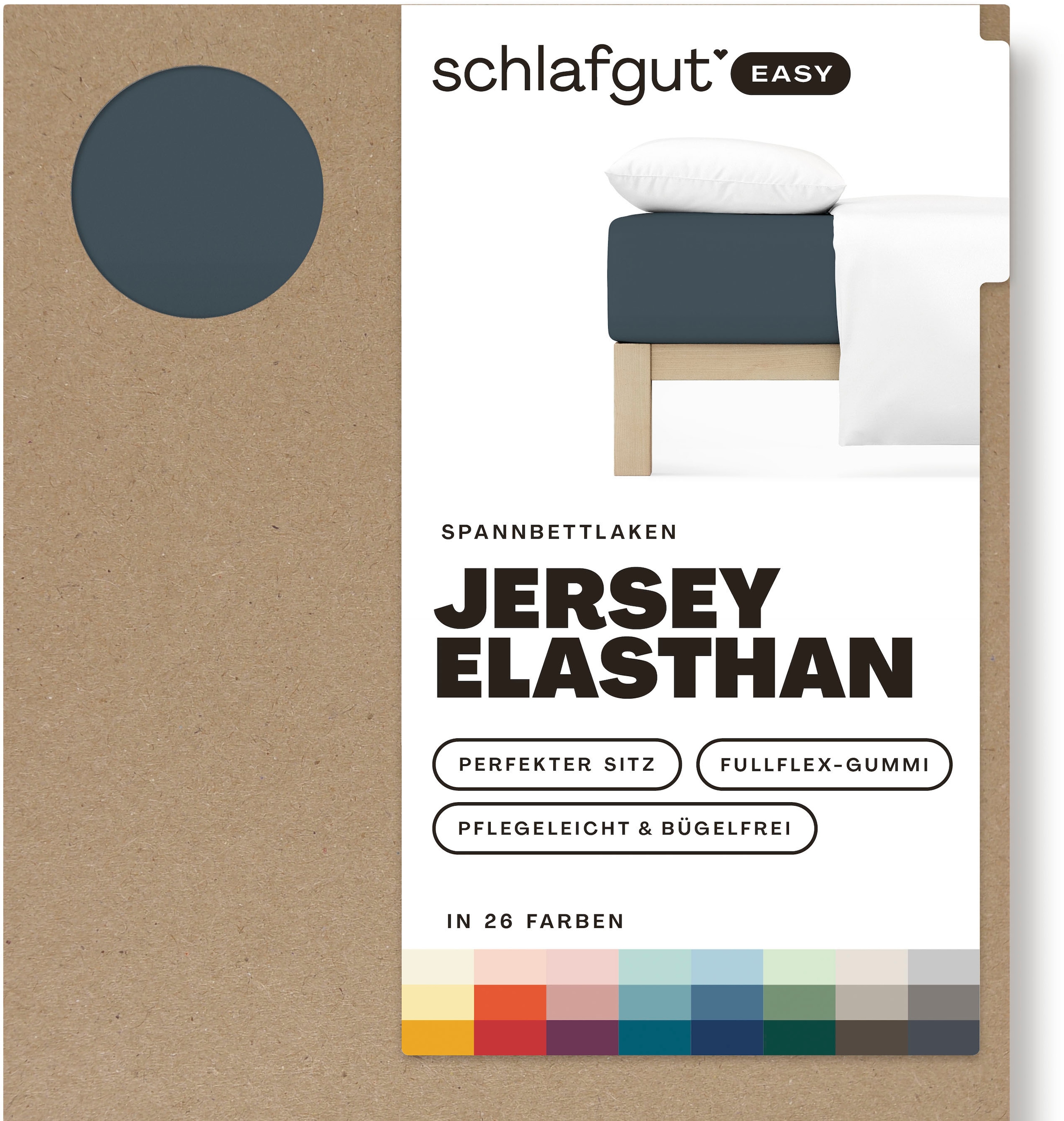 Schlafgut Spannbettlaken »EASY Jersey Elasthan«, MADE IN GREEN by OEKO-TEX®