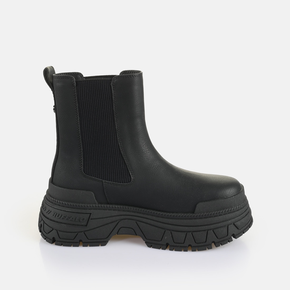Buffalo 1100000002199 »FUSION«  Plateauboots, Stiefelette mit seitlichen Stretcheinsätzen