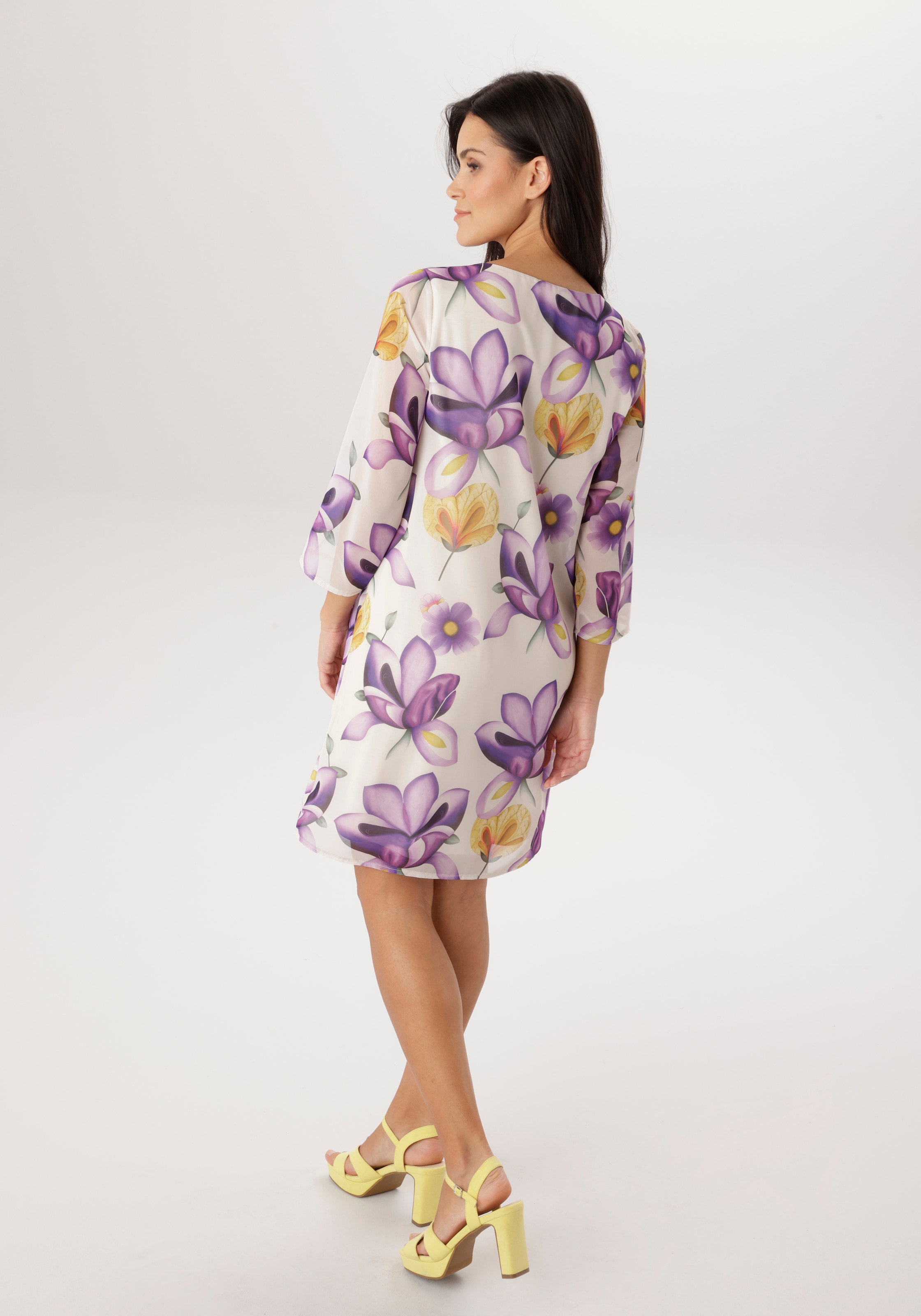 Aniston SELECTED Chiffonkleid aus zartem Chiffon und gefüttert - NEUE KOLLEKTION