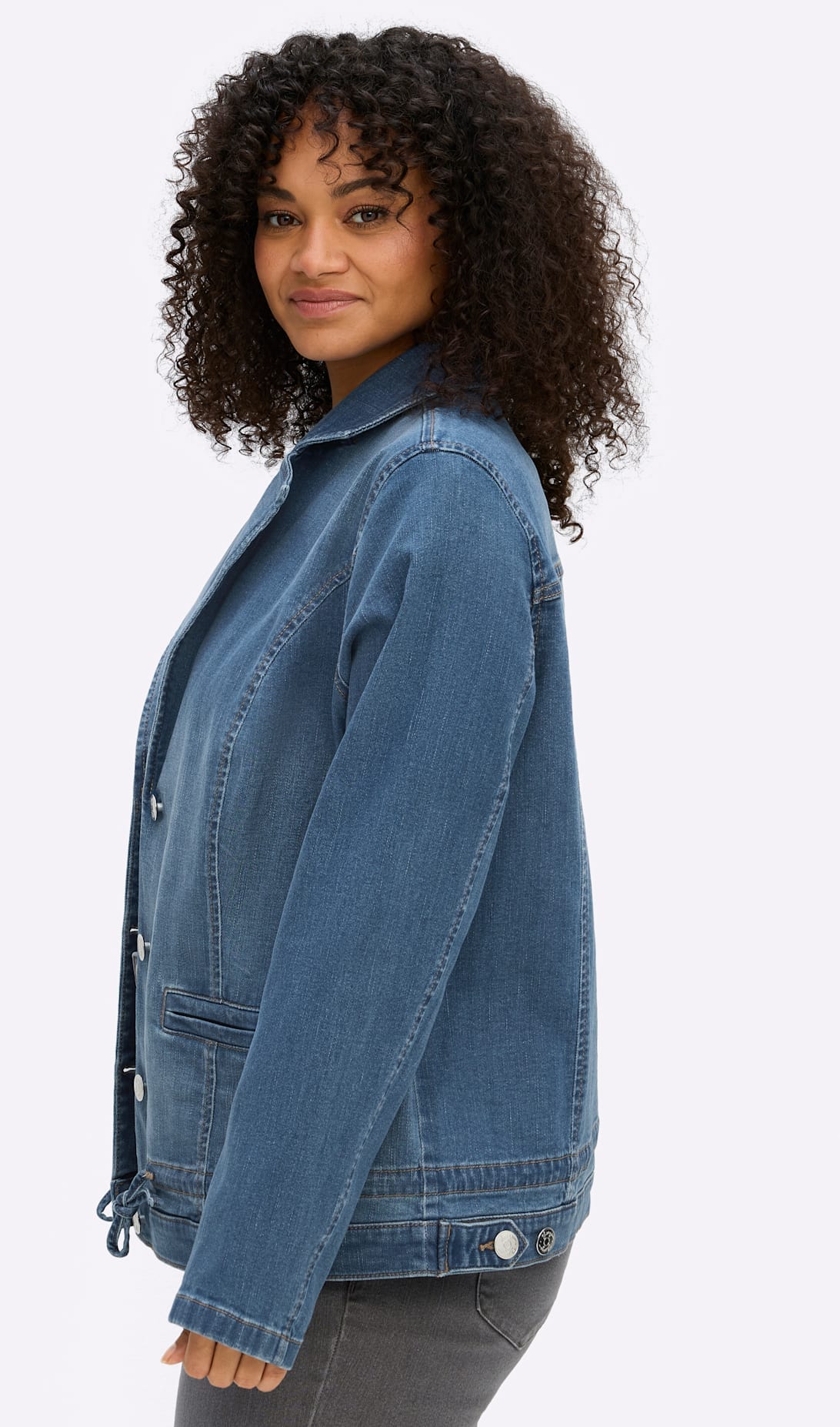 Sheego Blazer en jean »Jeansblazer«
