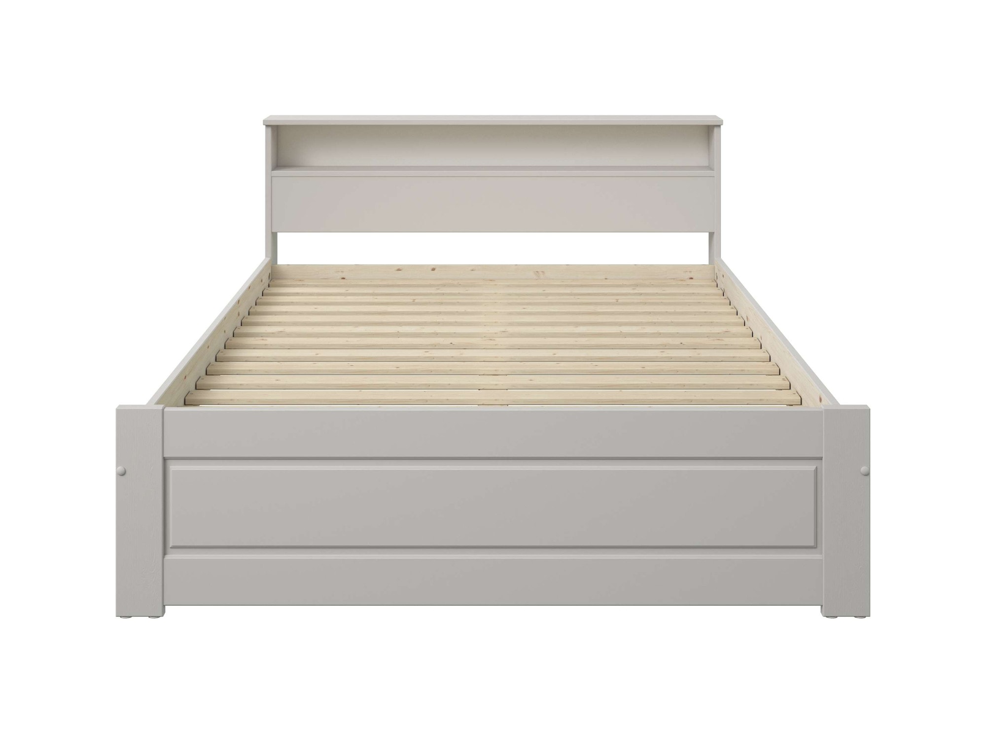 GOODproduct Lit en bois massif »FLAVION, TOPSELLER! Jugendbett, FSC® zertifizierte massive Kiefer« Breite: 90, 140, 180,  Qualitätsprodukt, Regal, Kassettenoptik, Schublade optional