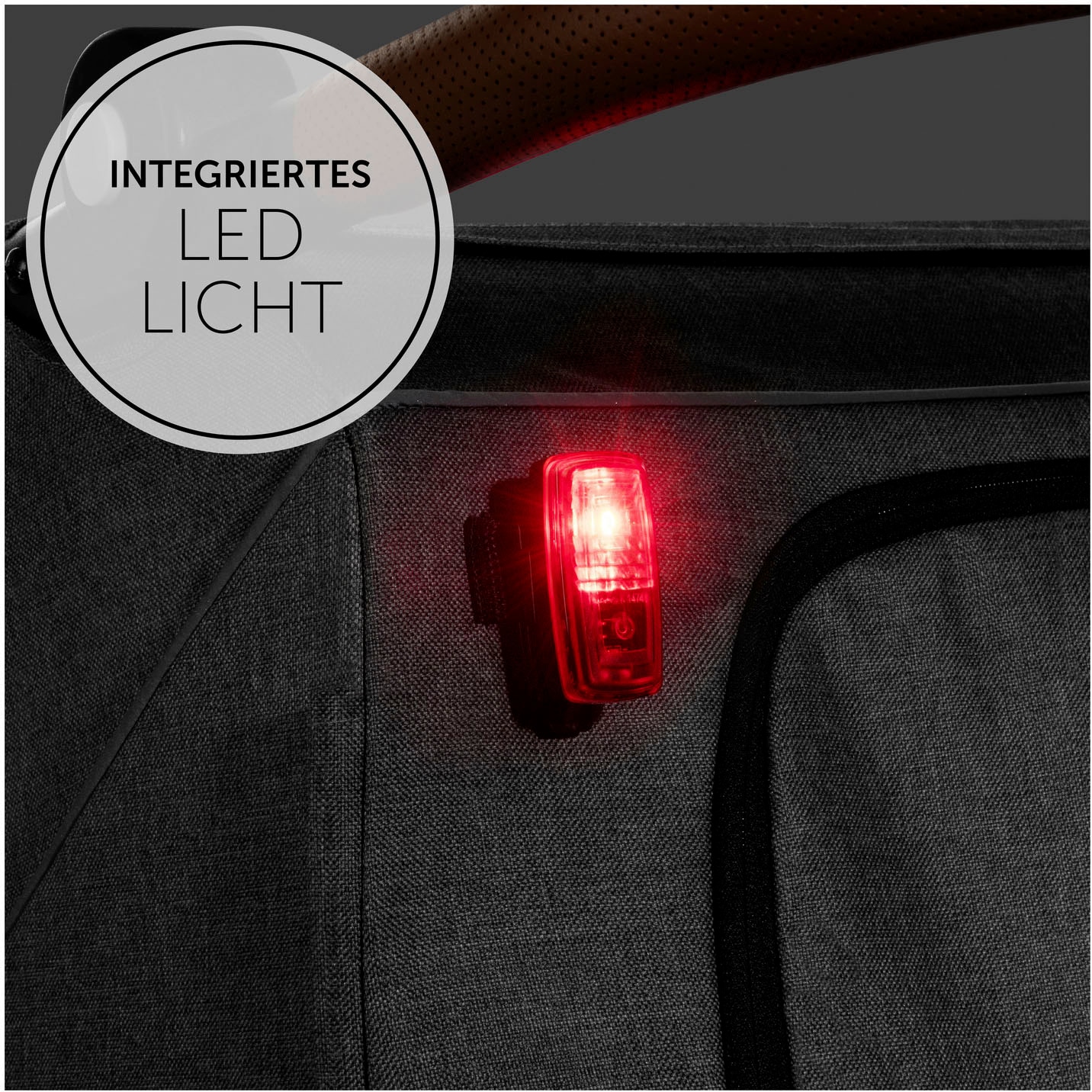 Hauck Fahrradkinderanhänger »2in1 Bike Trailer und Buggy Dryk Duo, melange grey« für 2 Kinder; inklusive Deichsel