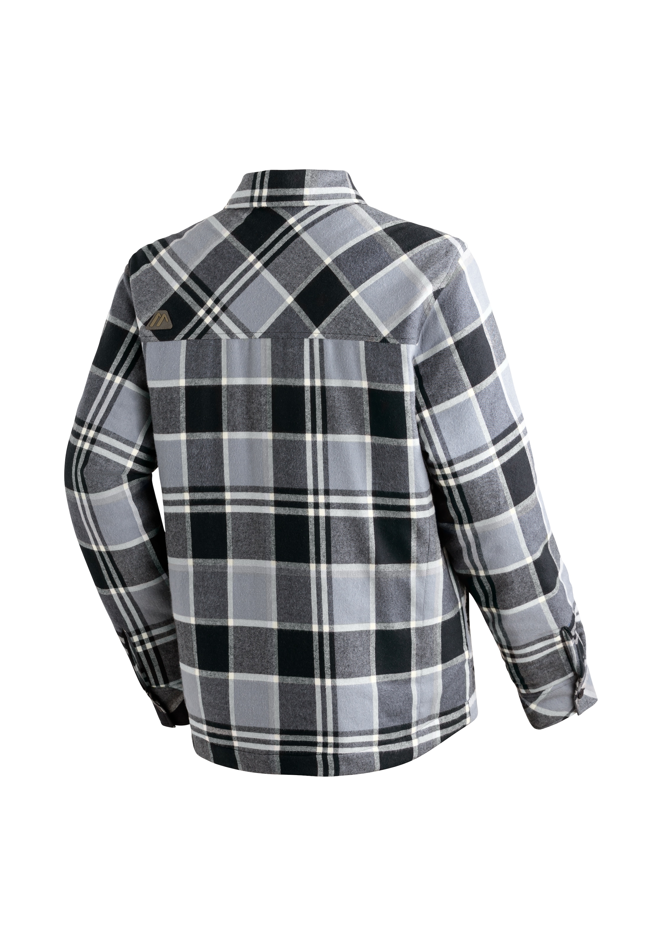 Maier Sports Chemisier fonctionnel »Camquadri M« wattiertes Herren Hemd warmes Fleecematerial