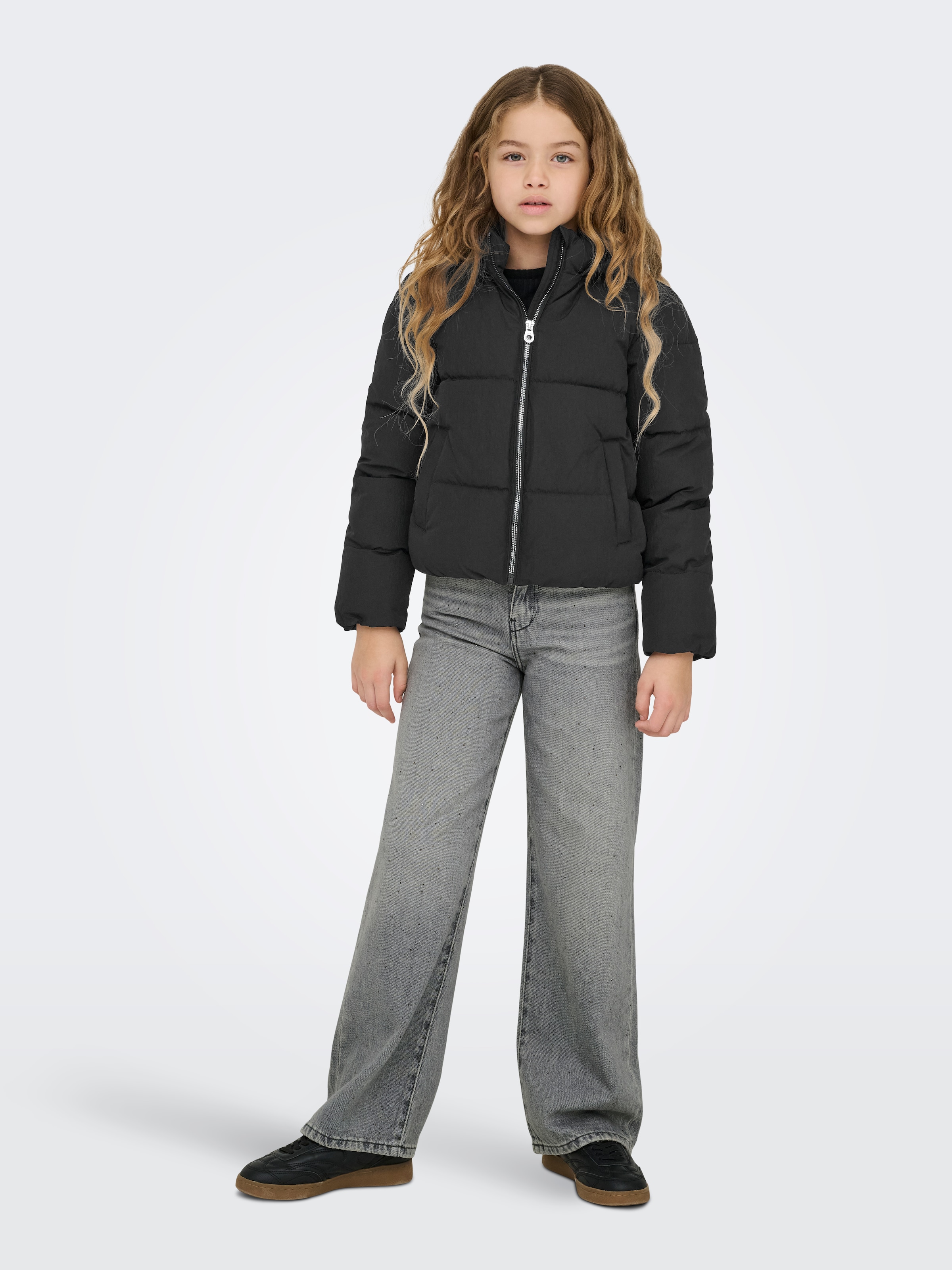 KIDS ONLY Veste matelassée »KOGDOLLY SHORT PUFFER JACKET OTW« mit Kapuze mit abnehmbarer Kapuze