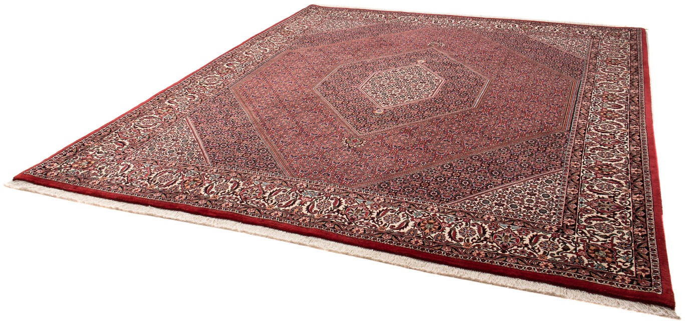 Image of morgenland Orientteppich »Perser - Bidjar - 298 x 258 cm - rot«, rechteckig, 15 mm Höhe, Wohnzimmer, Handgeknüpft, Einzelstück mit Zertifikat bei Ackermann Versand Schweiz