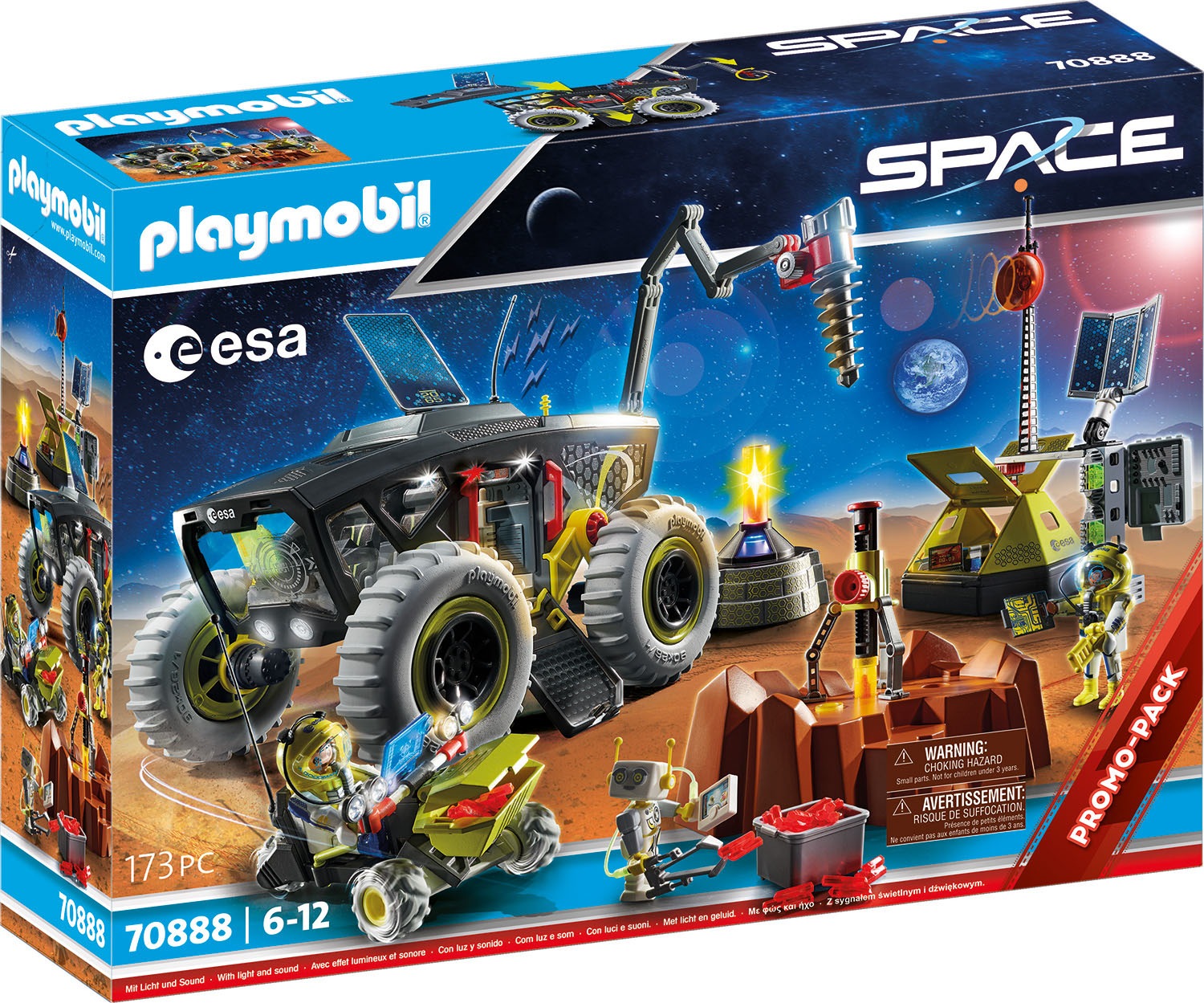 Image of Playmobil® Konstruktions-Spielset »Mars-Expedition mit Fahrzeugen (70888), Space«, (173 St.), mit Licht- und Soundeffekten, Made in Germany bei Ackermann Versand Schweiz