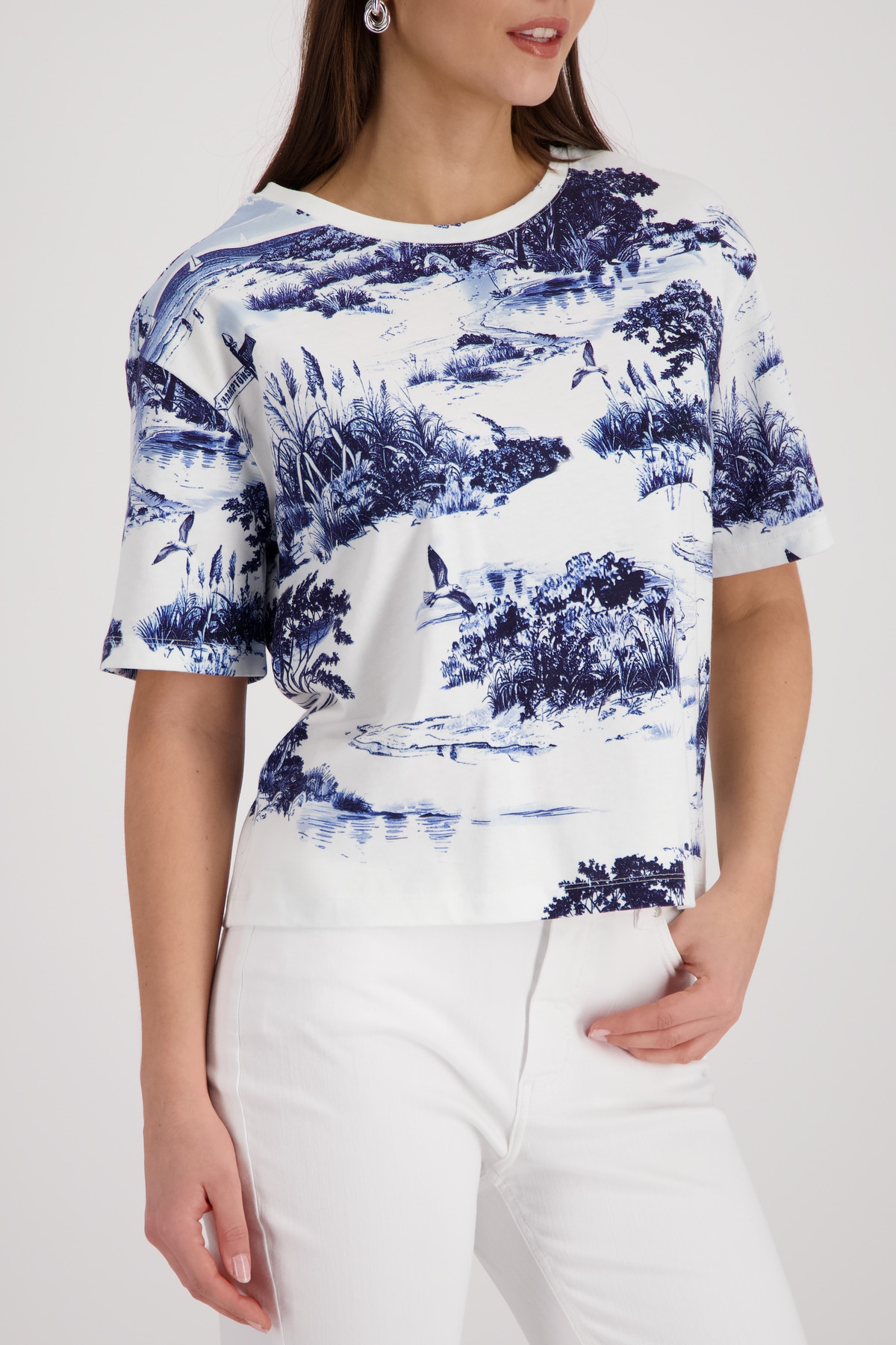 Image of Monari T-Shirt Regular fit mit Landschaftsdruck