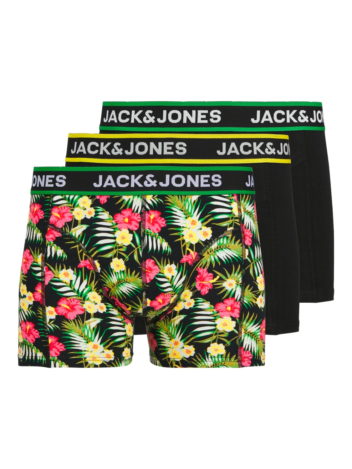 Jack & Jones Trunk »JACPINK FLOWERS TRUNKS 3 PACK SN«, (Packung, 3 St.)