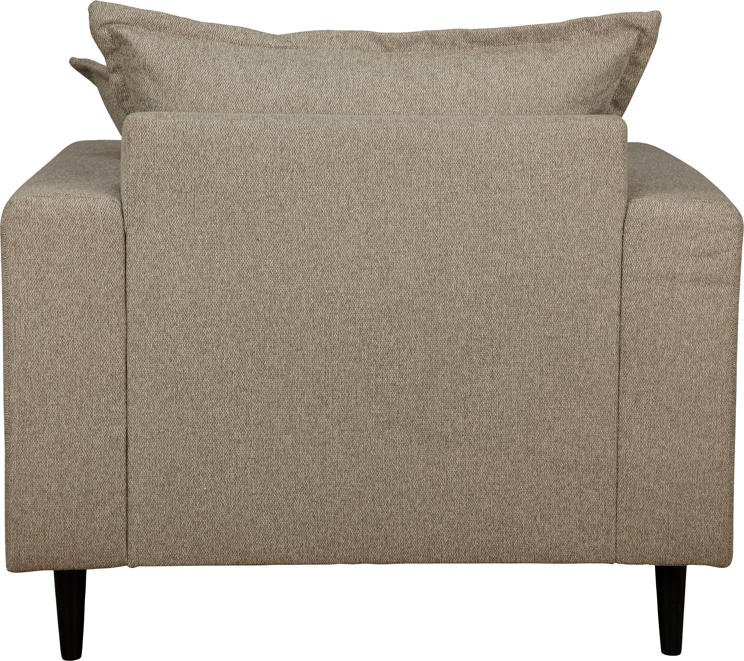 Home affaire Sessel »VEYRAS Loungesessel, Masse B/T/H: 95/84/76 cm«, mit Wellenunterfederung, incl. Kissen