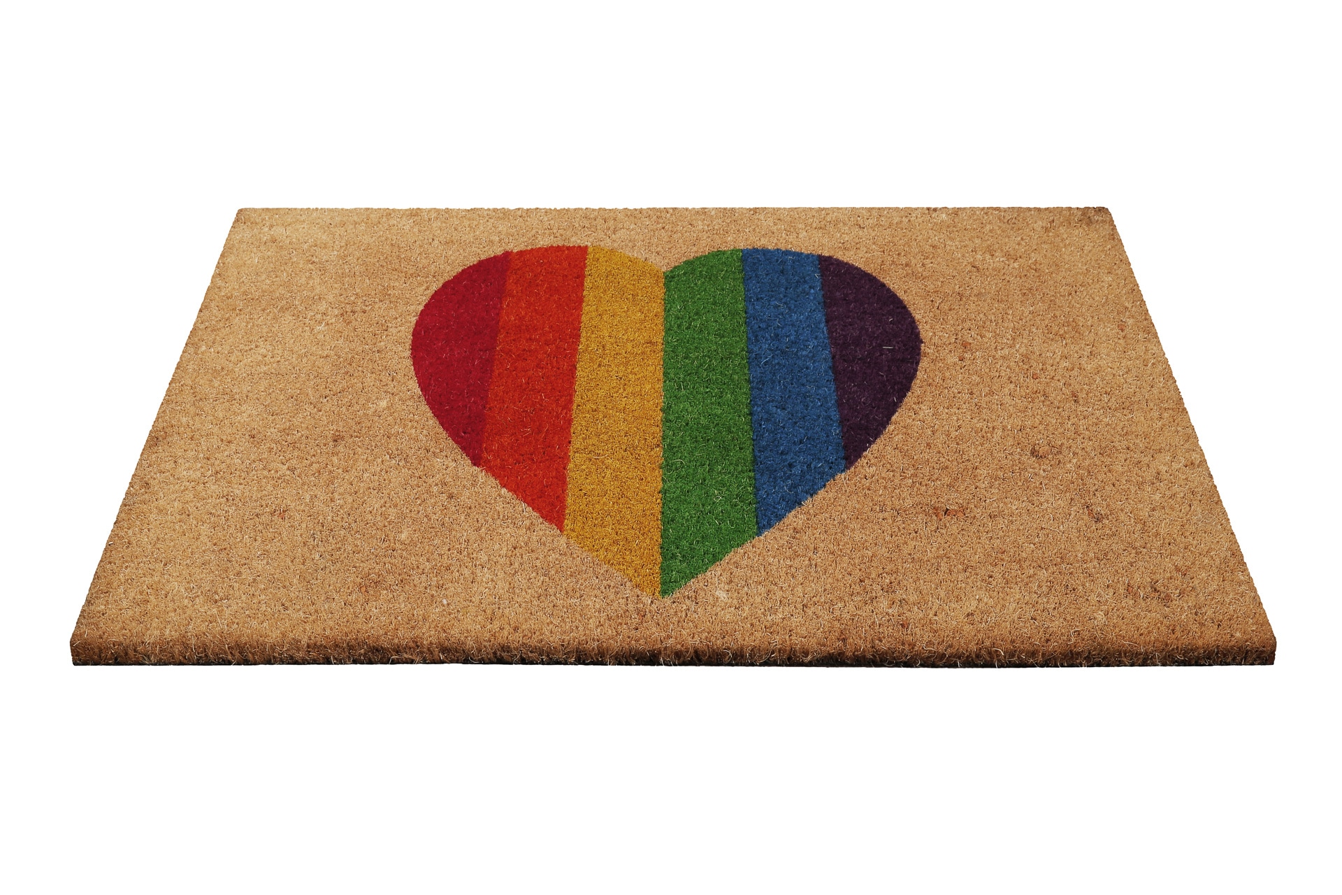 Wecon home Fussmatte »Home Is Where Your Heart Is«, rechteckig, 18 mm Höhe, rutschfest, robust, innen, Aussenbereiche überdacht, schwer