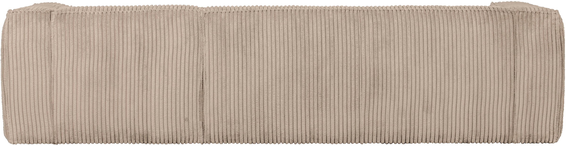 WOOOD Ecksofa »Bean Bezug Rechts mit hoher Sitzkomfort, H 73 x B 305 x T 96/175 cm« Ripsstoff, Tragkraft 400 kg, pfleigleicht, Gute Verschleissfestigkeit