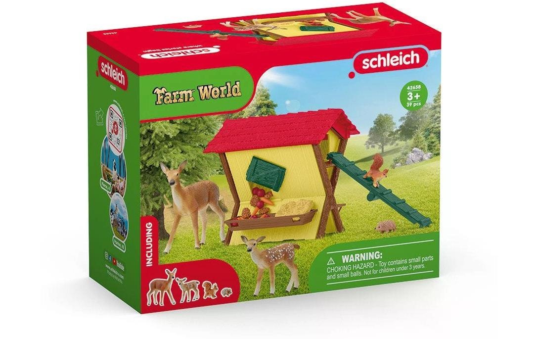 Schleich® Spielwelt »Farm World Fütterung der Waldtiere«