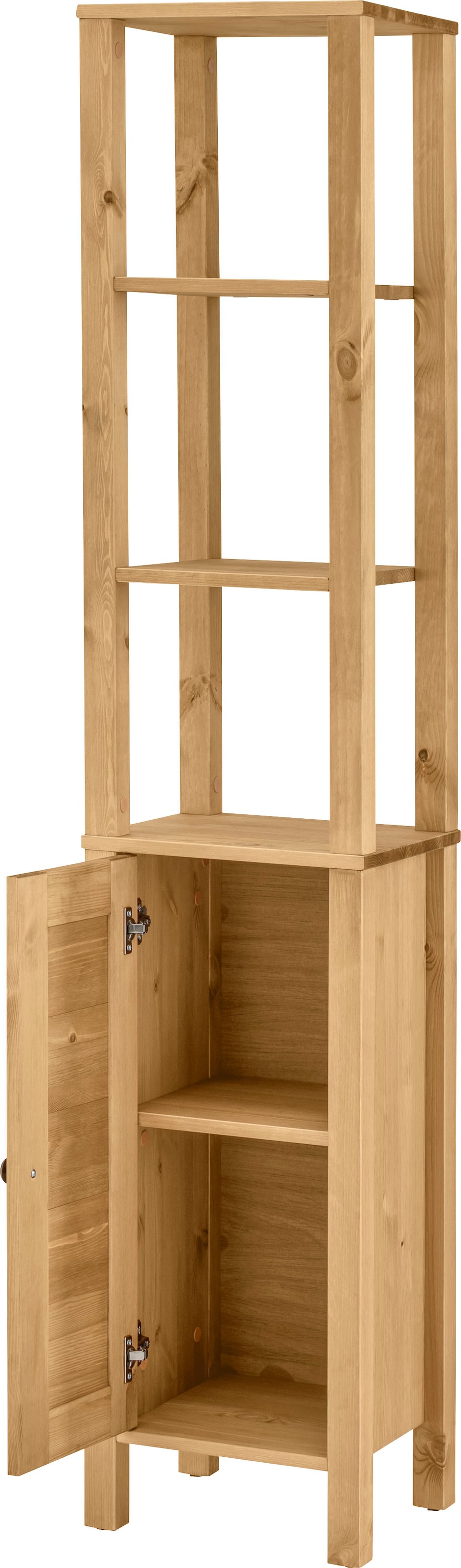 GOODproduct Armoire haute »Ayanna« Badschrank aus Massivholz, FSC®,  Breite 33 cm, Höhe 170 cm