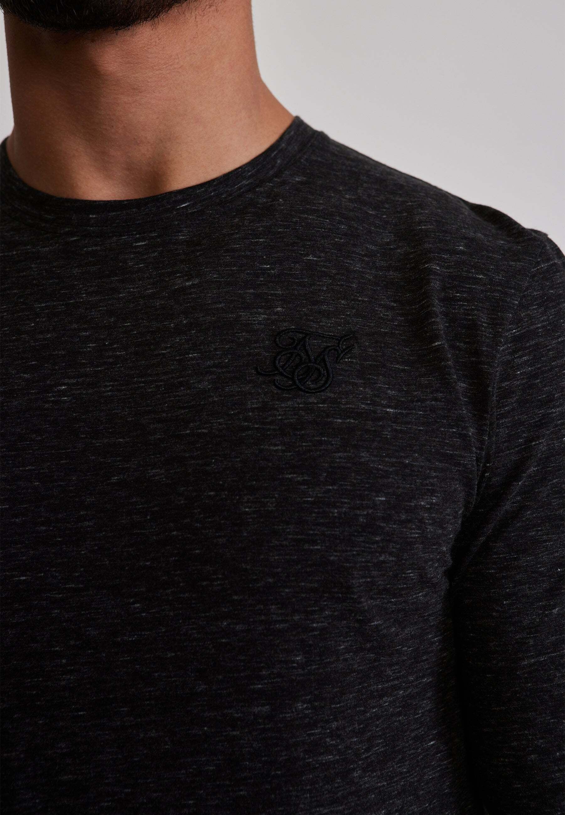 Siksilk T-shirt à manches longues »Siksilk Langarmshirt Marl«