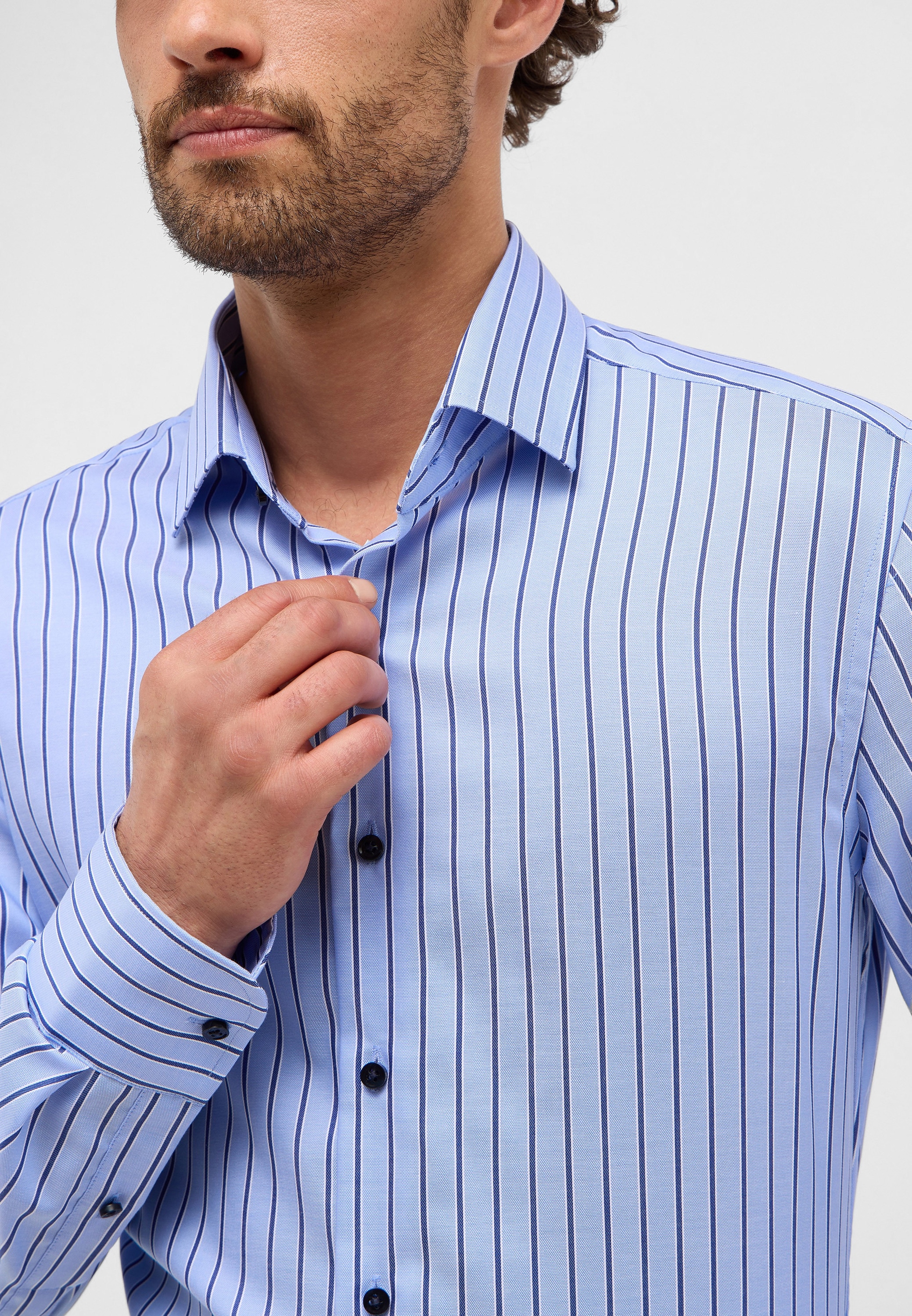 Eterna Langarmhemd »SLIM FIT« NON IRON (bügelfrei)