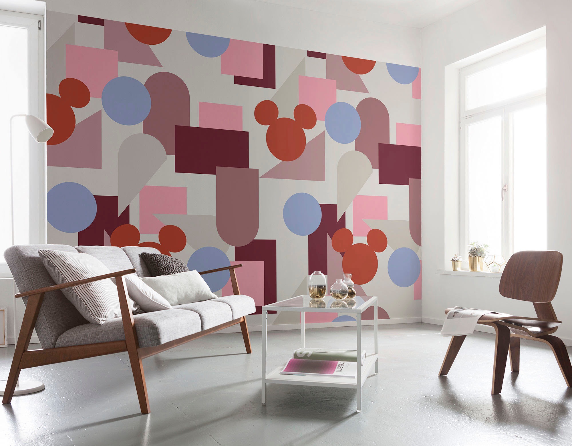 Komar Vliestapete »Digitaldruck Vlies -  Colourful Mickey - Grösse 400 x 250 cm« bedruckt glatt Kinderzimmer