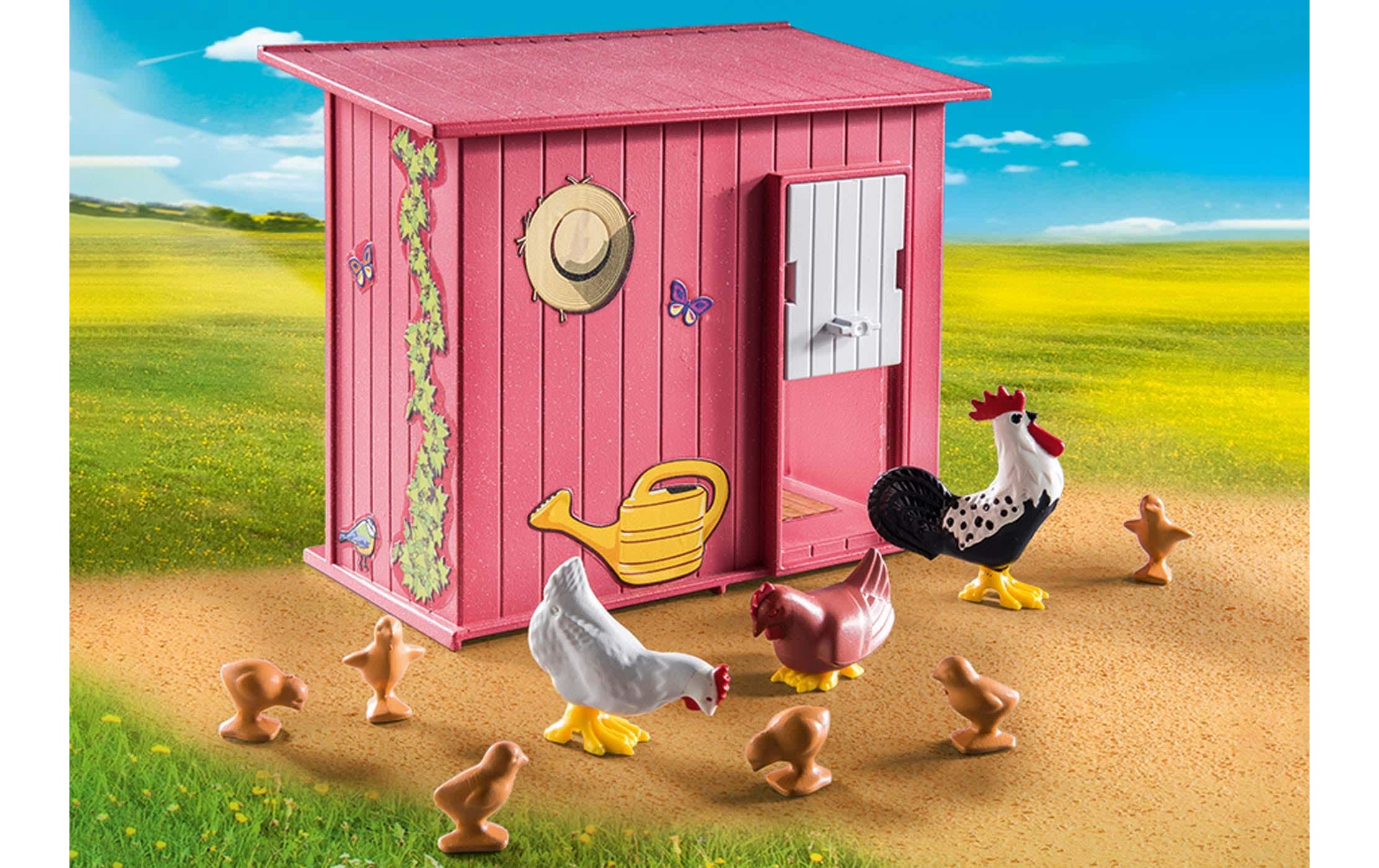 Playmobil® Spielbausteine »Country Hühner mit Küken 71308«