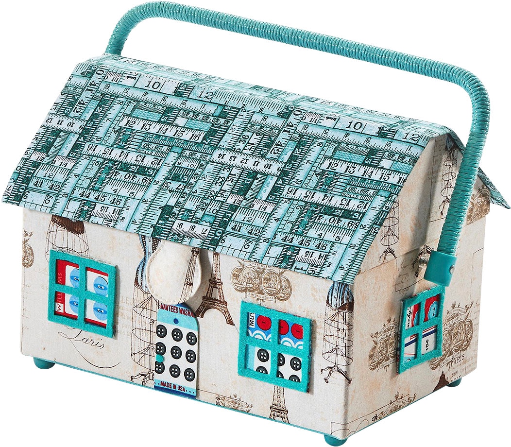 Image of locker Nähkästchen "House" Nähkorb