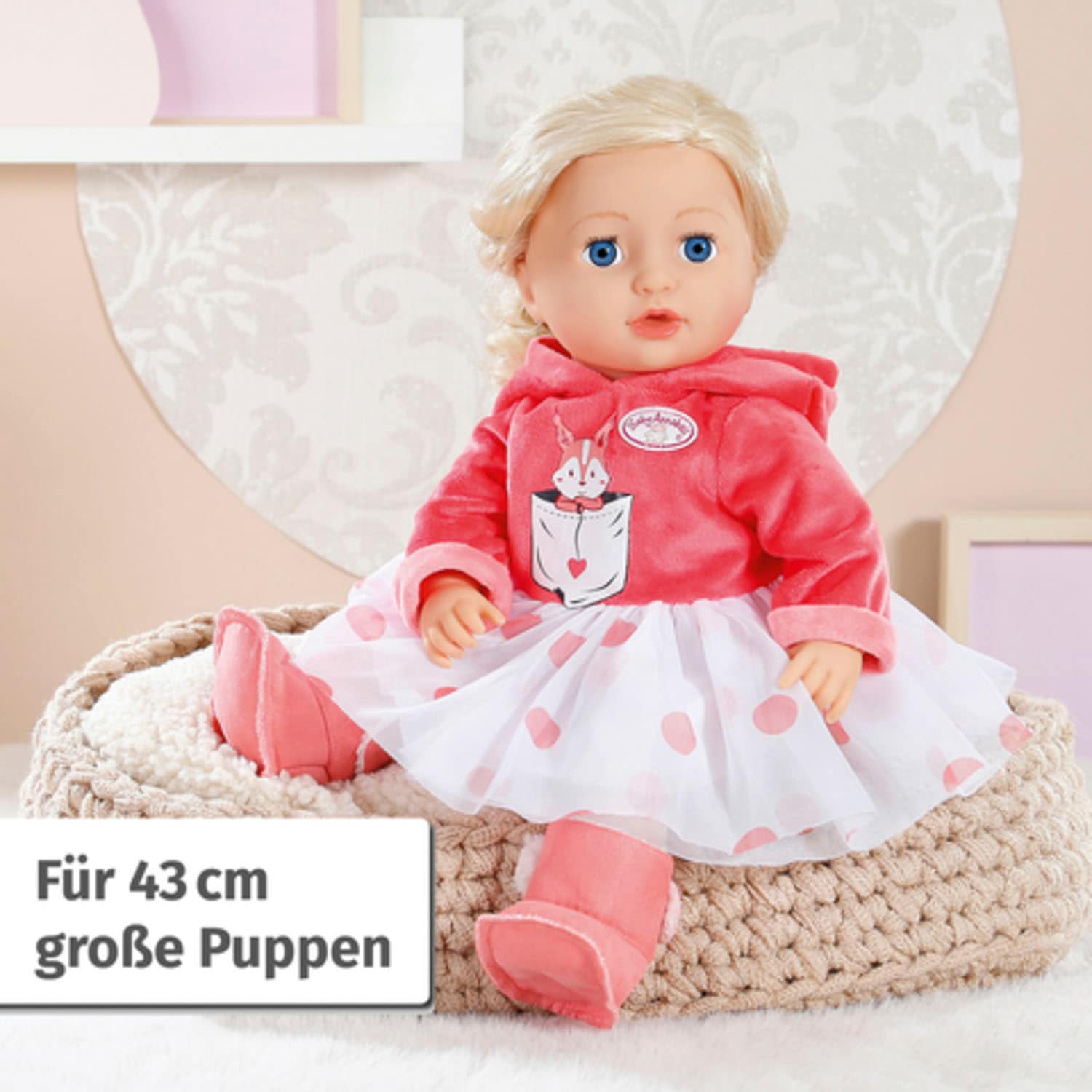 Baby Annabell Puppenkleidung »Deluxe Eichhörnchen Tutu, 43 cm«