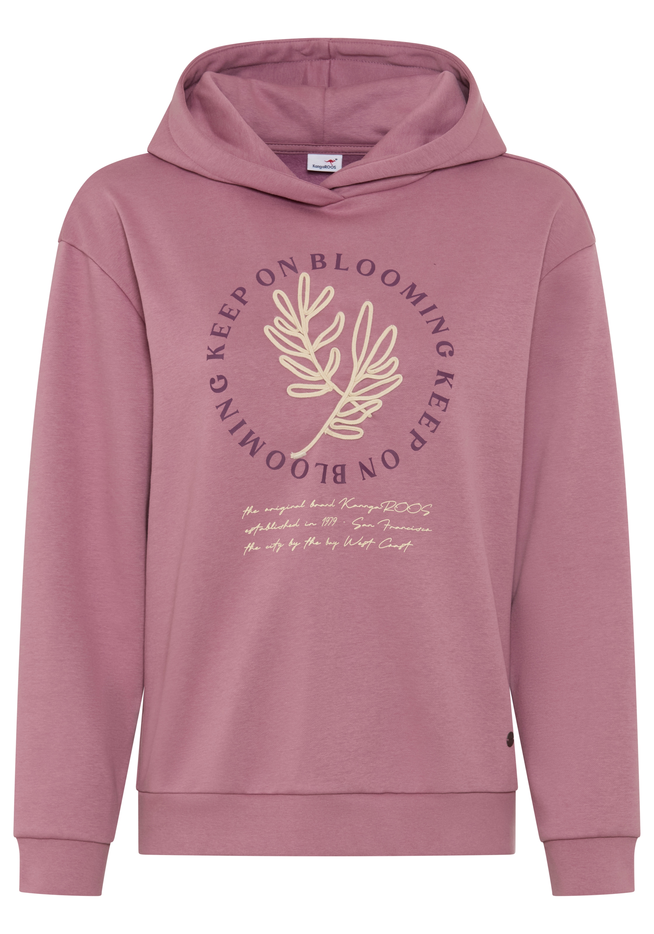 KangaROOS Sweat à capuche , avec capuche, coupe ample, longueur hanches, aussi en grandes tailles
