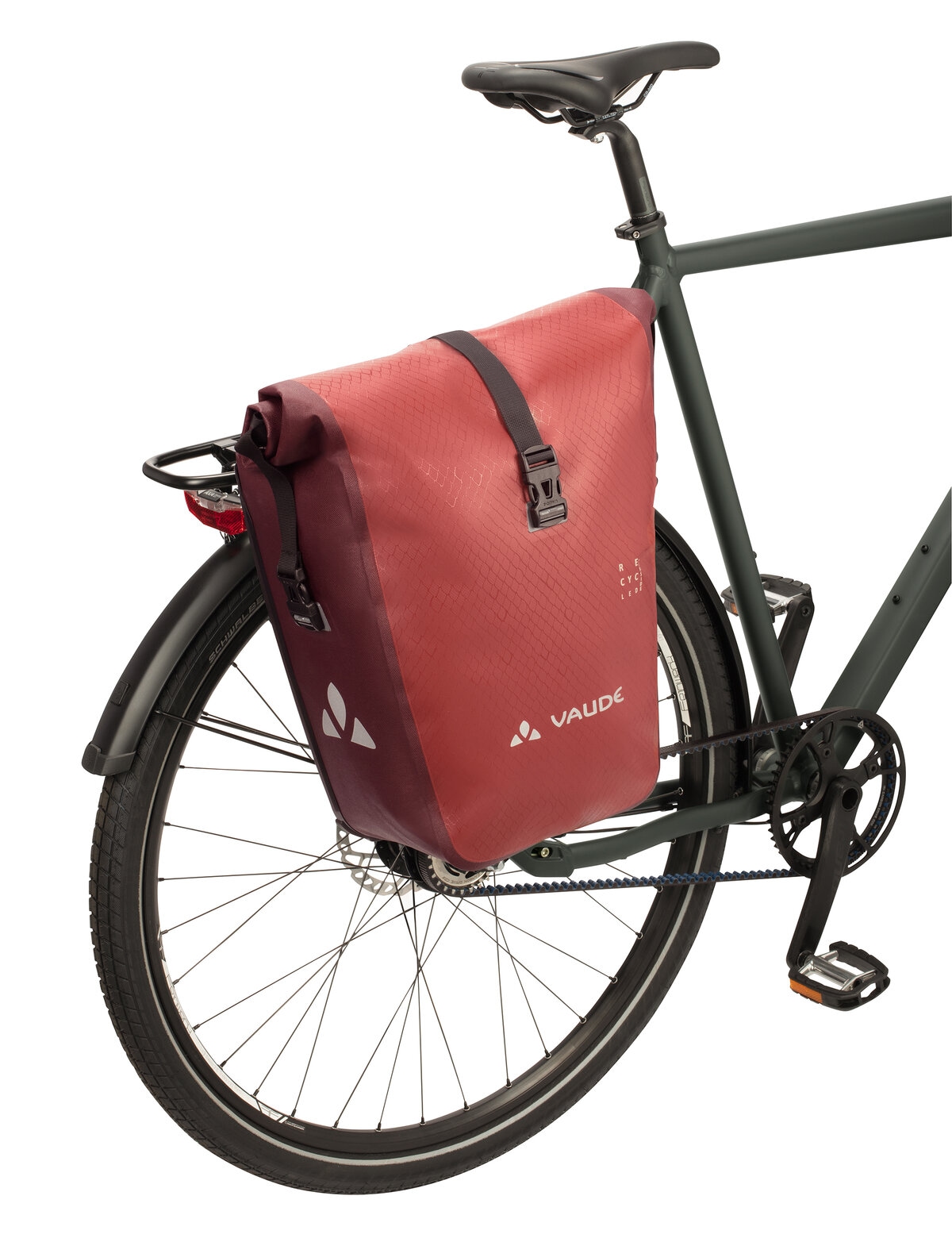 VAUDE Sacoche de vélo »AQUA BACK SINGLE (REC)« pour cyclisme, avec poche intérieure organisatrice, étanche