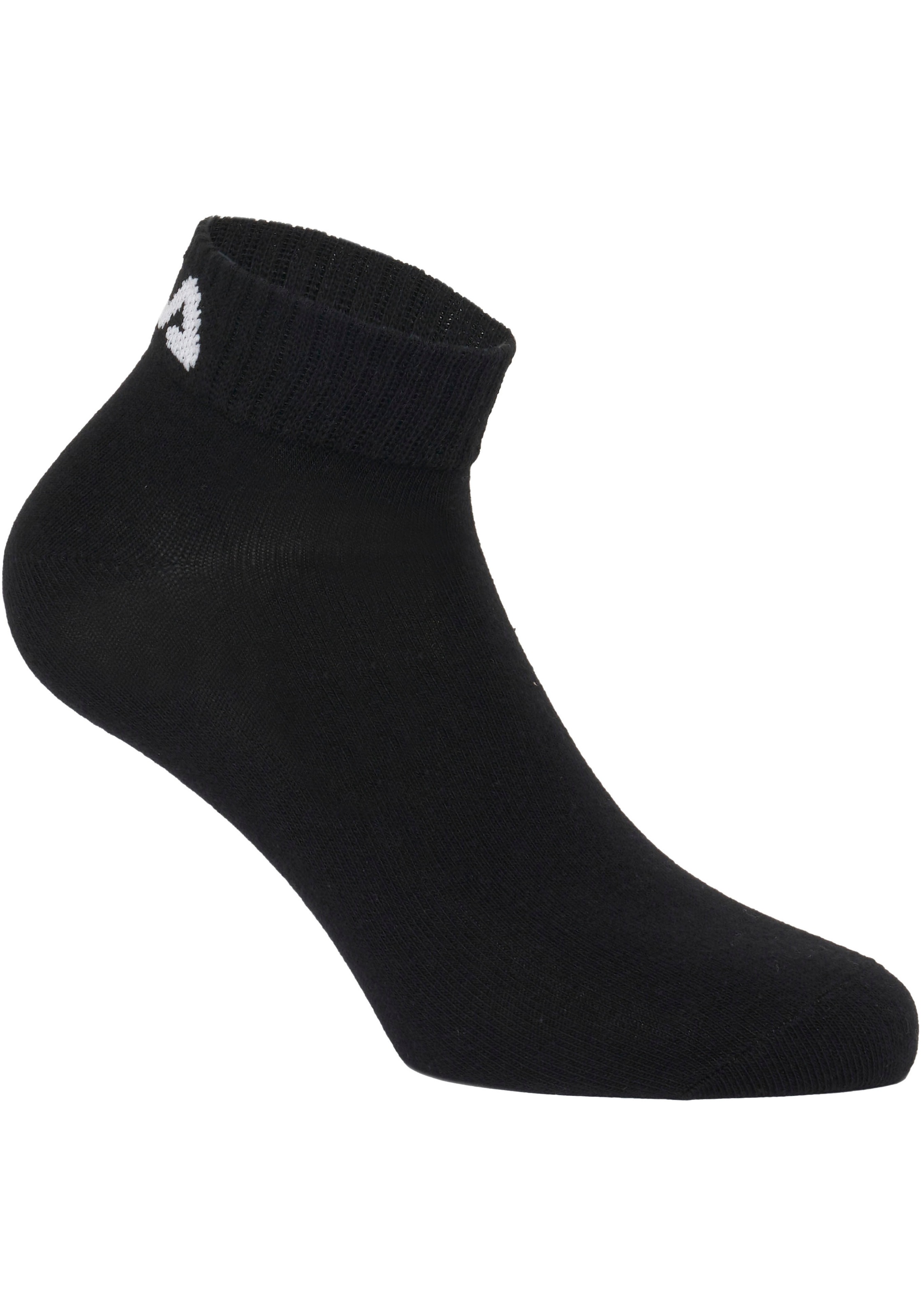 Fila Kurzsocken, (6er Pack), Baumwollmischung, Rippenbündchen, flache Zehennaht