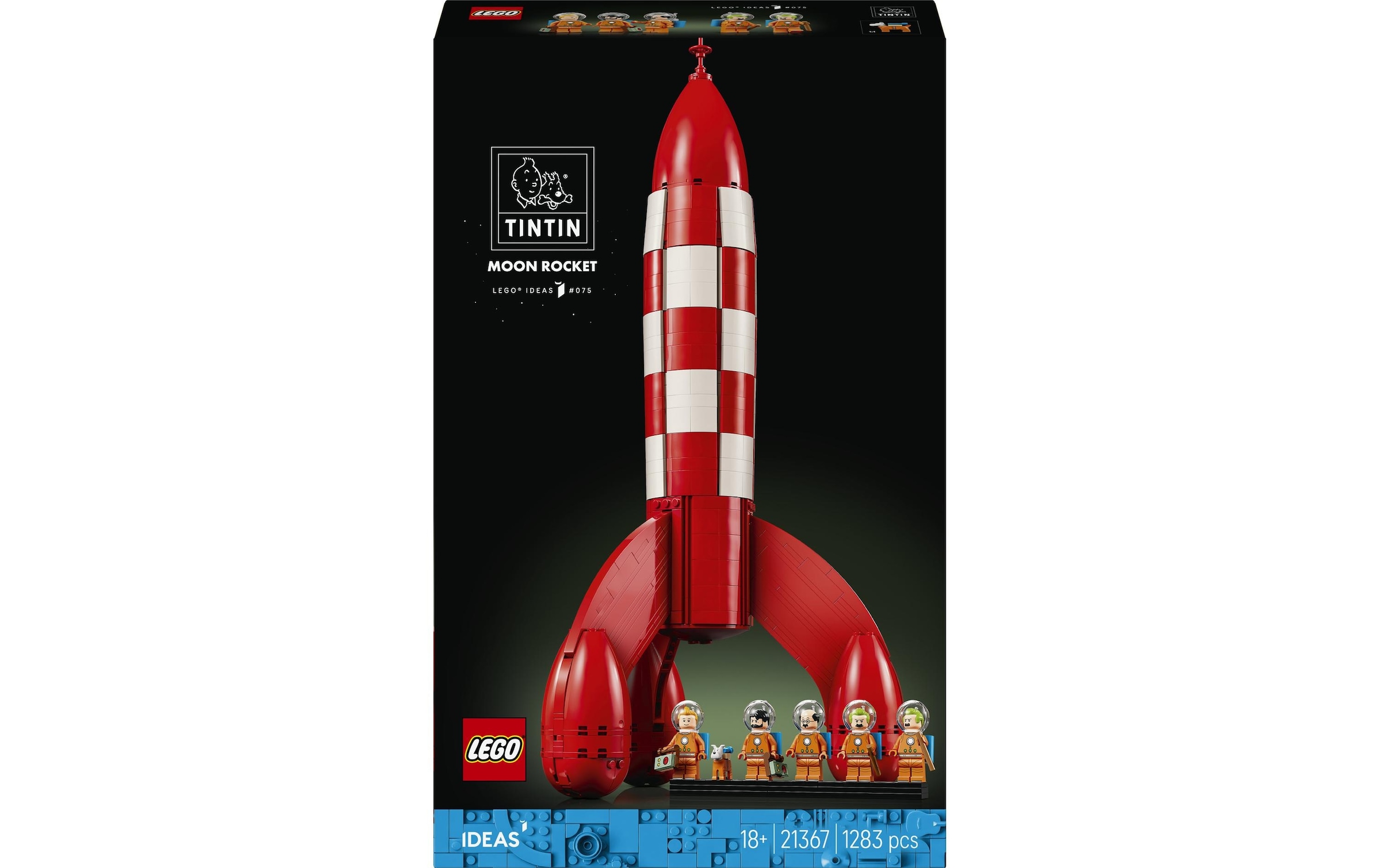 LEGO® Konstruktionsspielsteine »Die Mondrakete von Tim und Struppi (21367), LEGO Ideas« Made in Europe