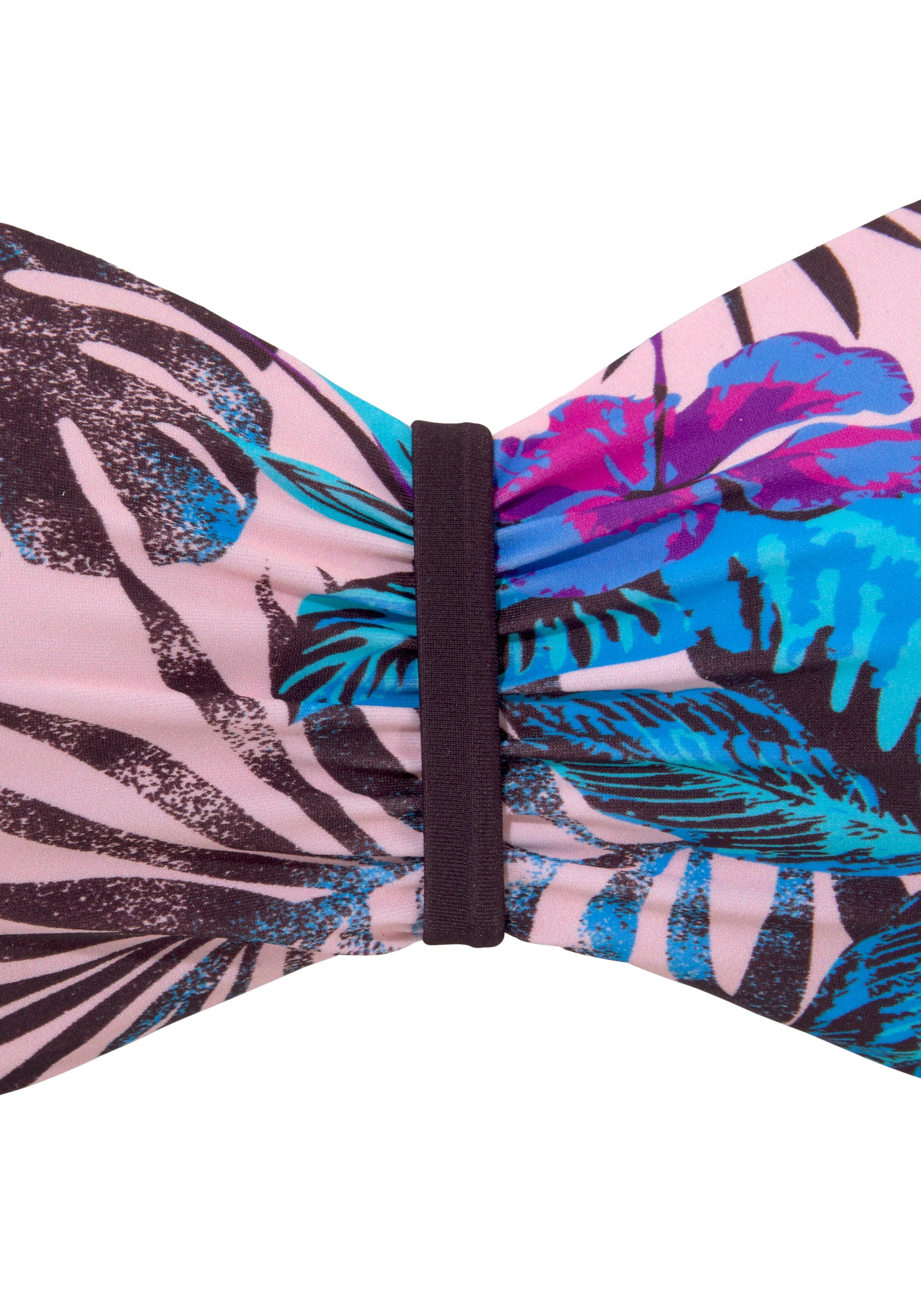 Venice Beach Bandeau-Bikini-Top »Marly«, mit tropischem Print