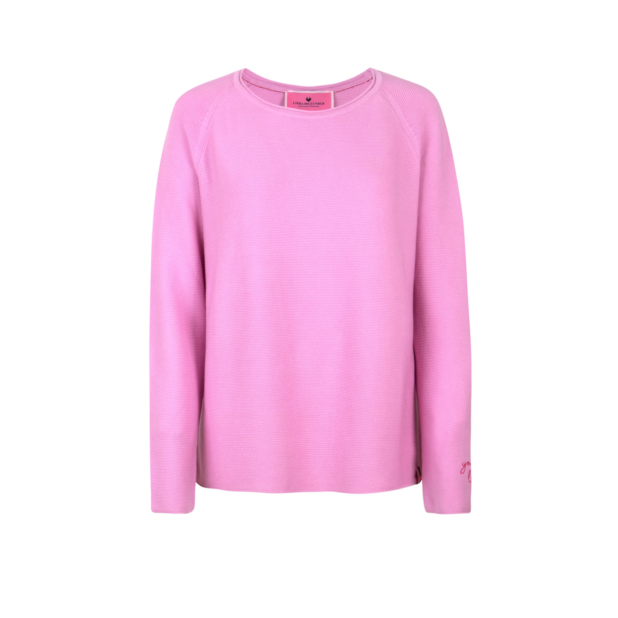 Lieblingsstück Strickpullover »AilaniL«, mit Rollkante am Ausschnitt