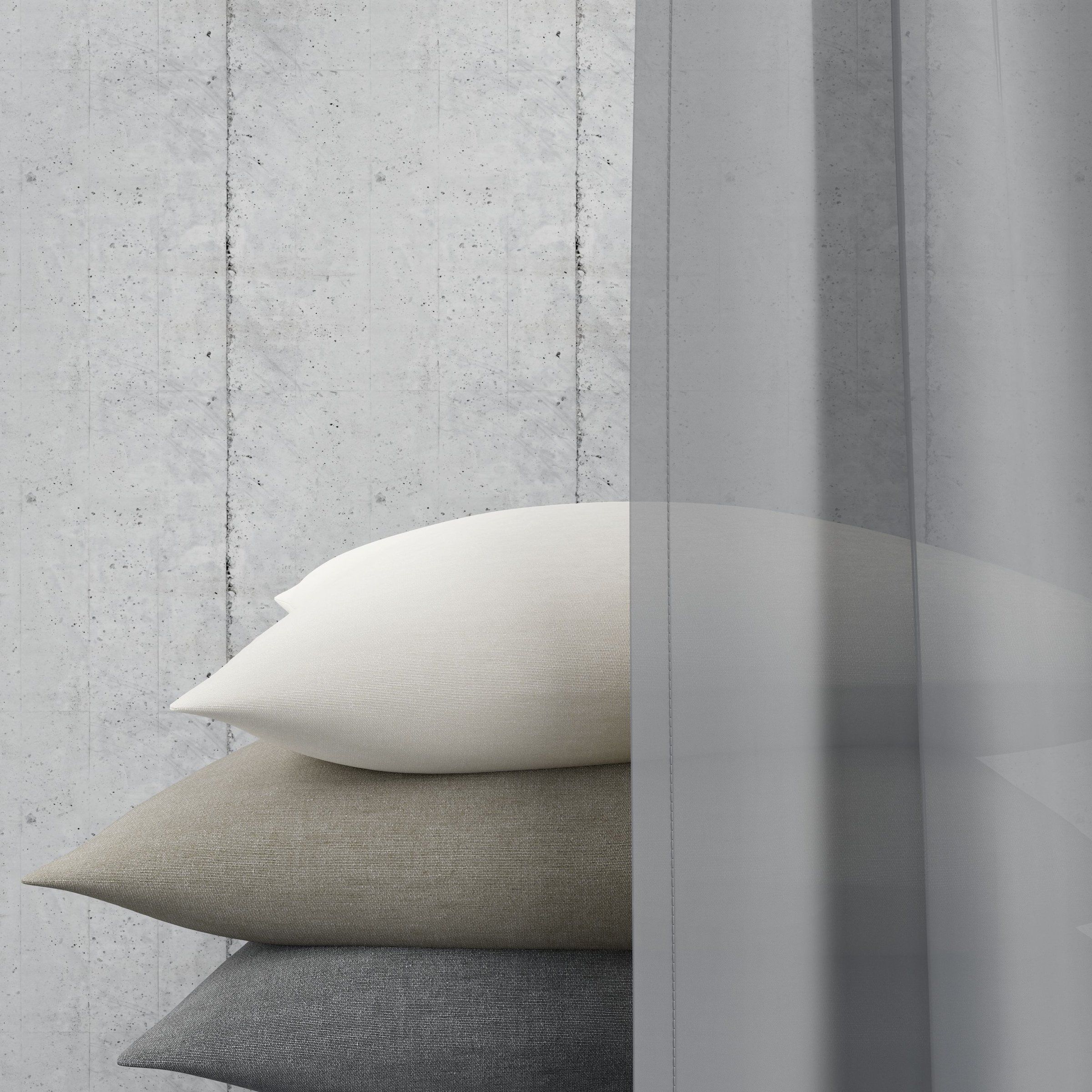 Neutex for you! Vorhang nach Mass »EVA« Multifunktionsband 1 Stk. tlg. Uni-Voile mit elegantem Glanz