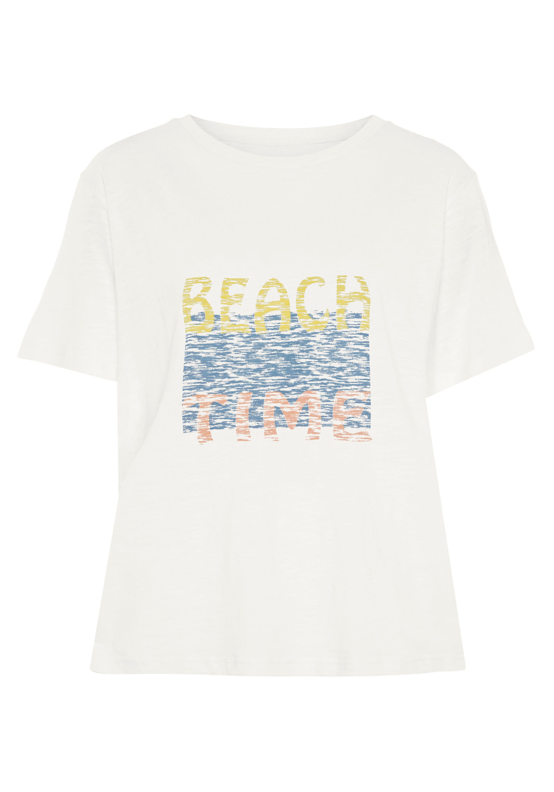 Beachtime T-Shirt, (Packung, 2 Commander Drucken simplement zwei tlg.), verschiedenen mit