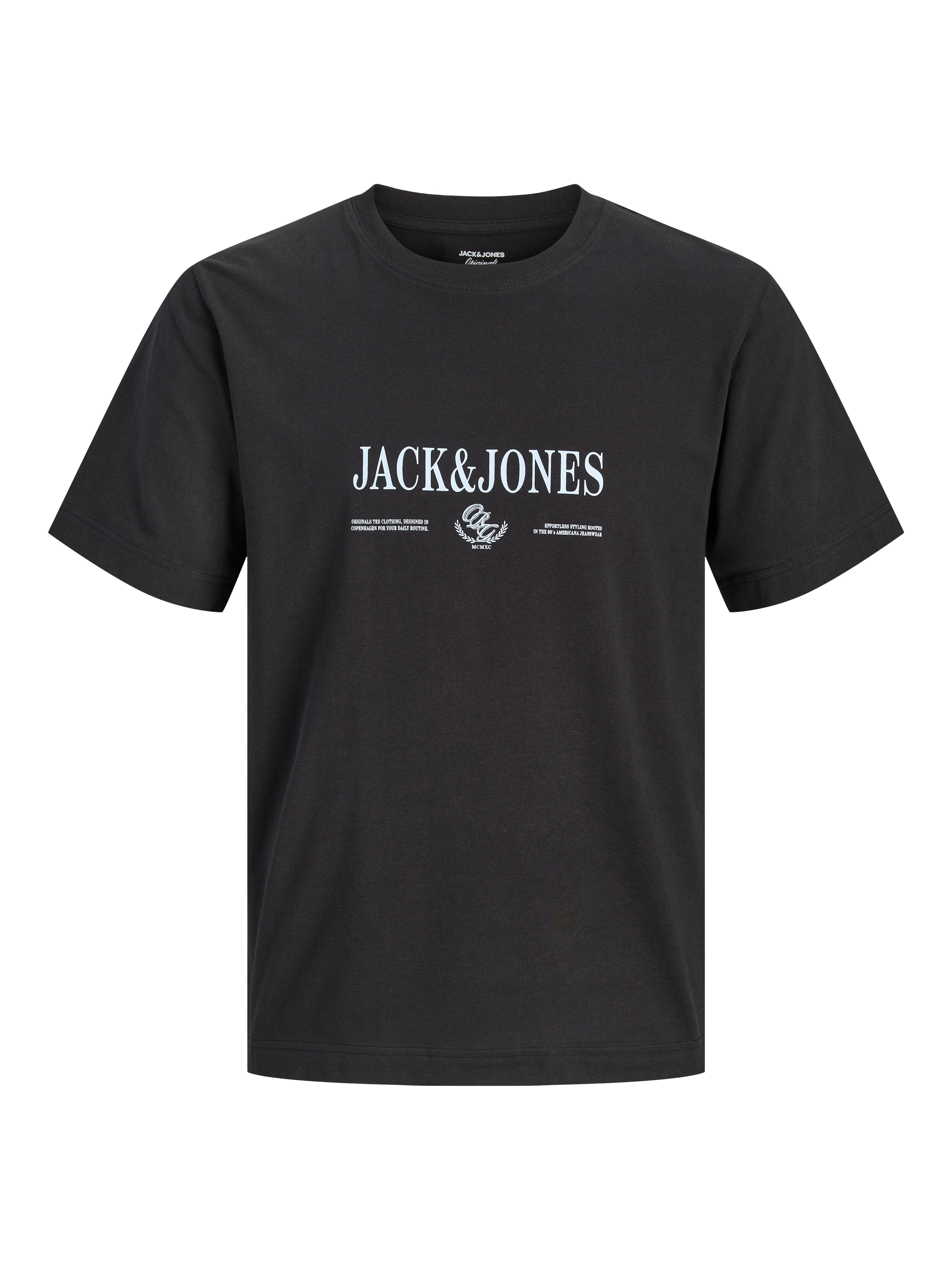 Image of Jack & Jones T-Shirt "JORFREDERIKSBERG BRANDING TEE SS CN FST" Baumwolle, regular fit