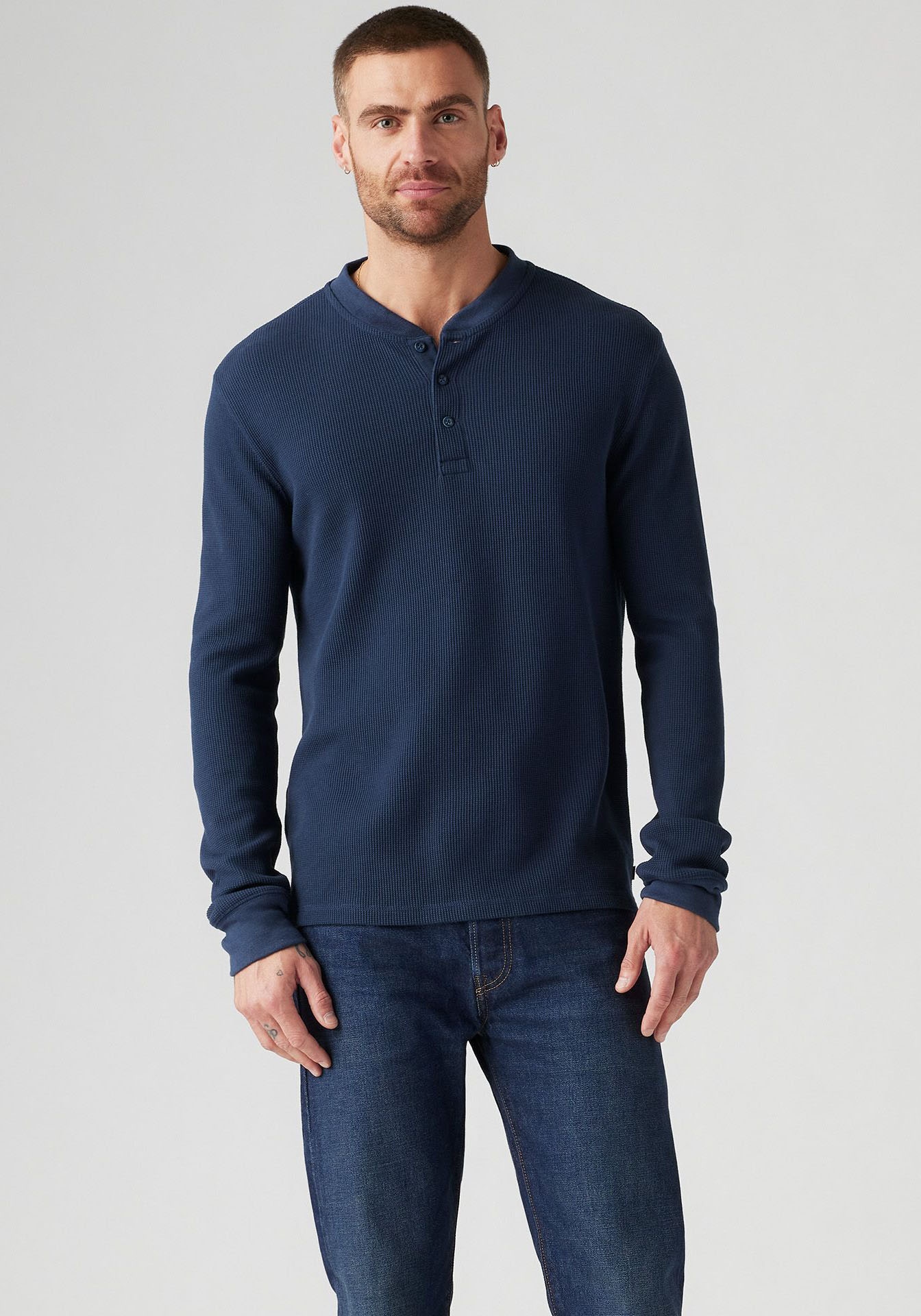 Levi's® Langarmshirt »THERMAL 3 BTTN HENLEY«