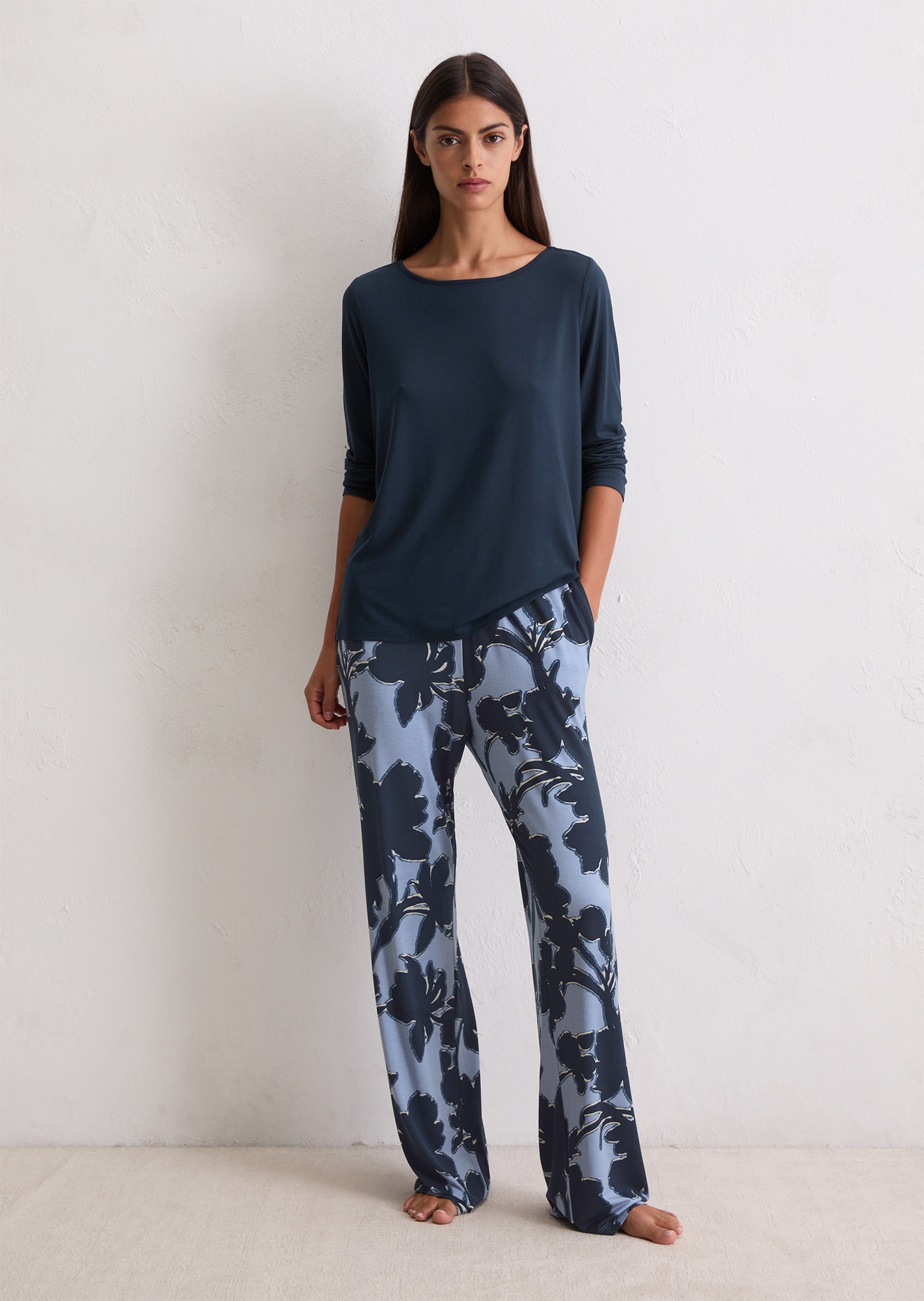 Marc O'Polo Langarmshirt »Mix N Match Cotton Modal«