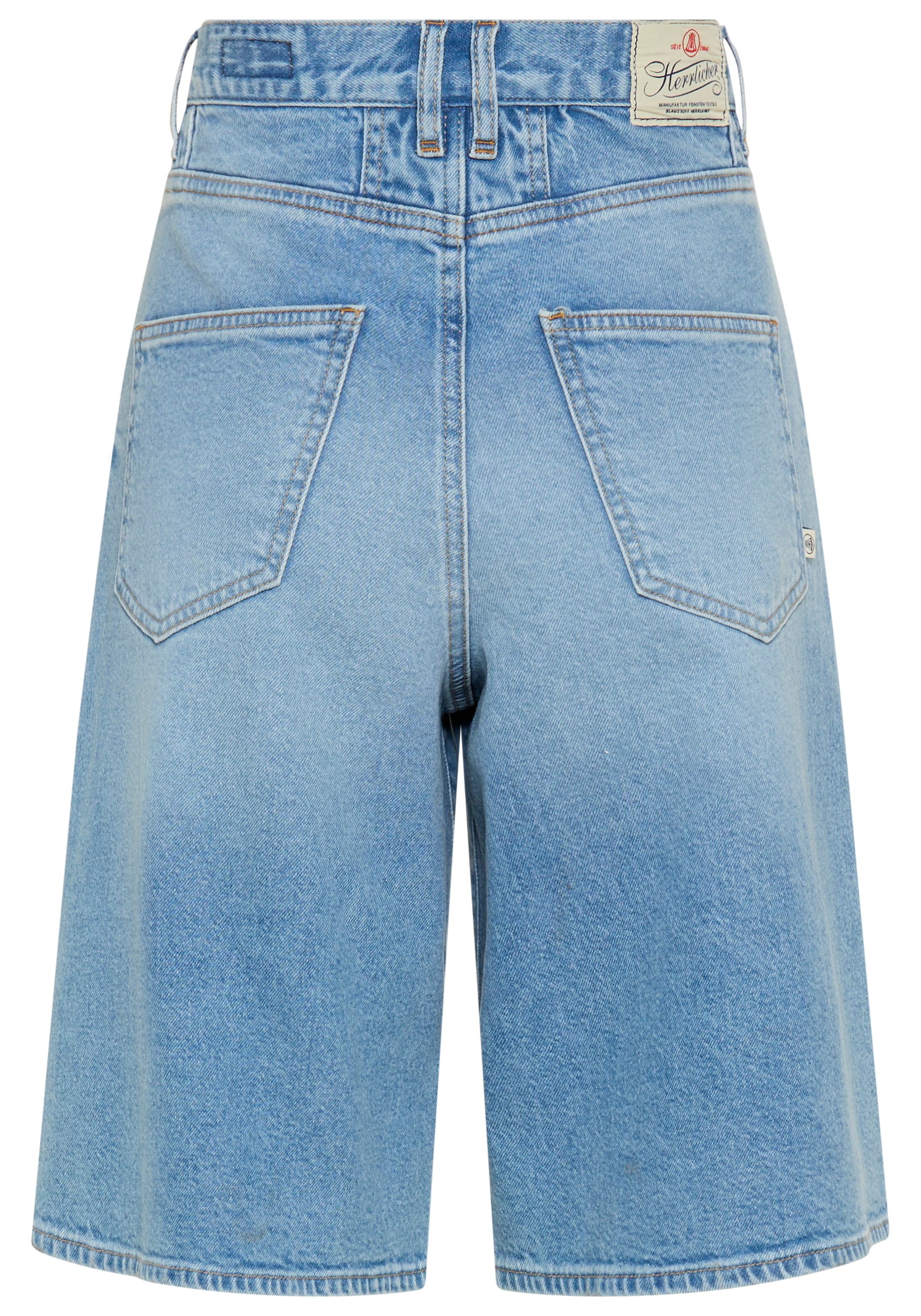 Herrlicher Bermuda en jean »Brooke Bermuda Denim« avec jambe large