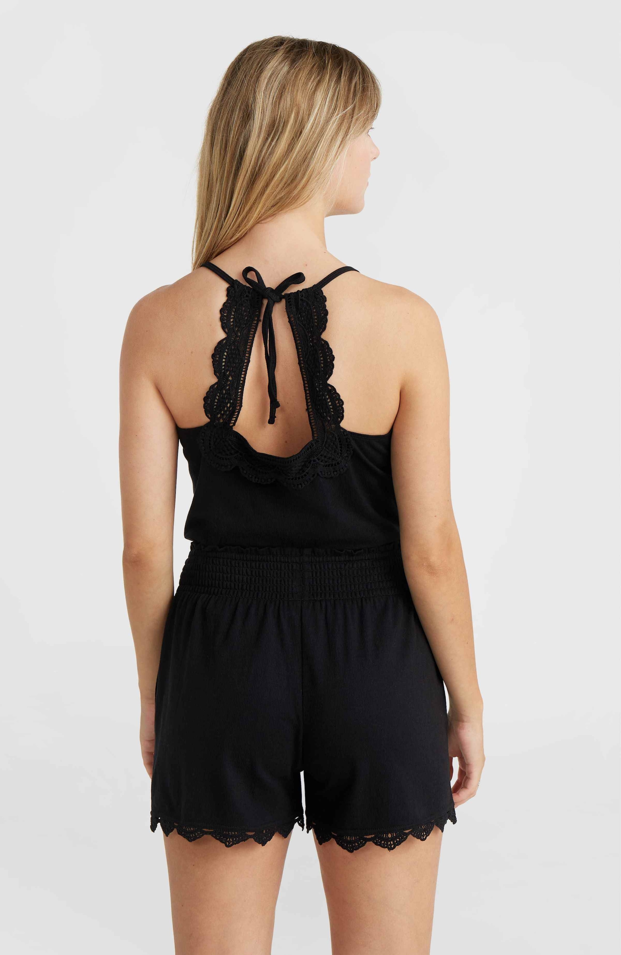 O'Neill Sweatshorts »ESSENTIALS AVA SMOCKED SHORTS«, mit Häkeldetails