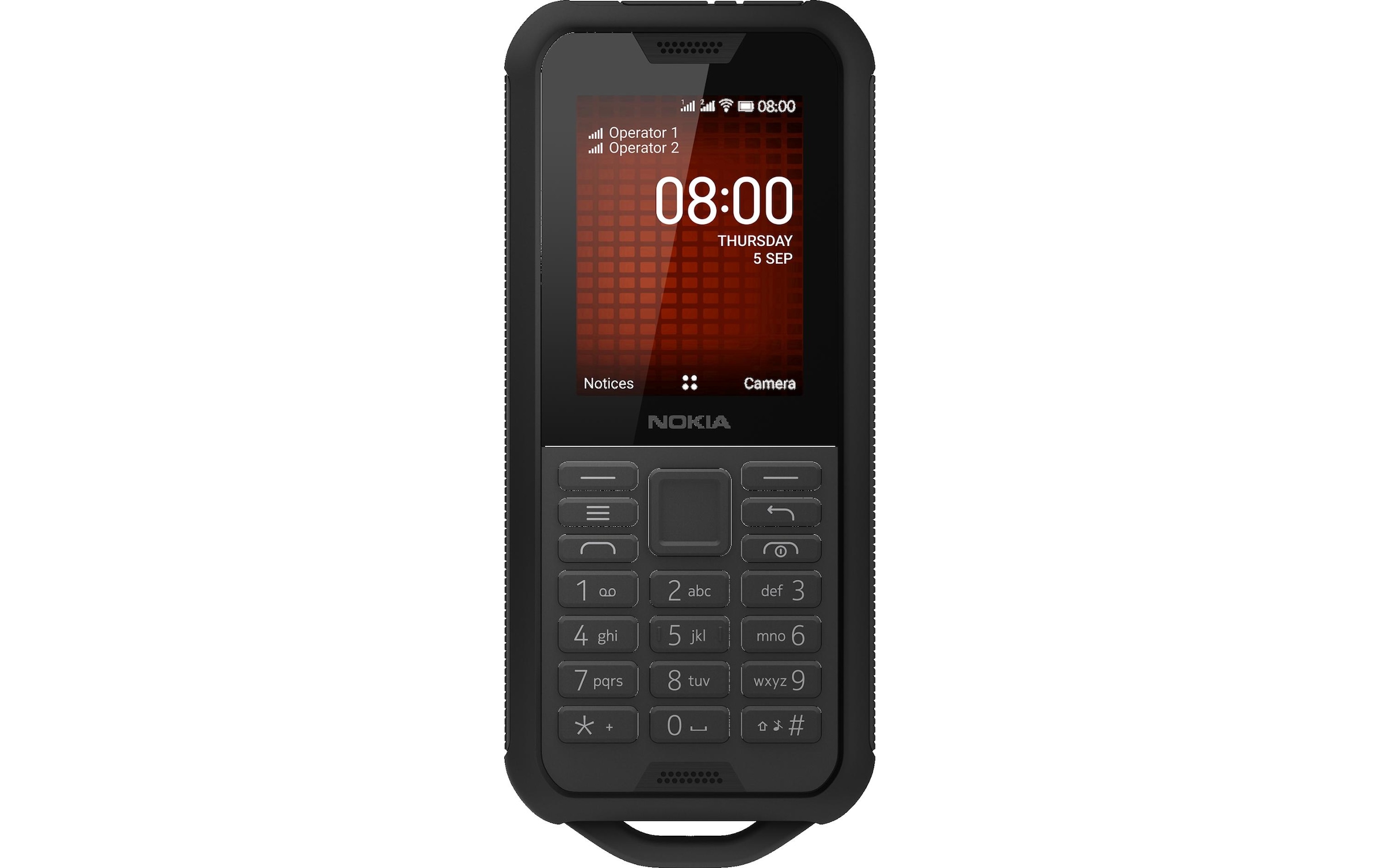 Nokia Handy »800 Tough«, schwarz, 6,1 cm/2,4 Zoll