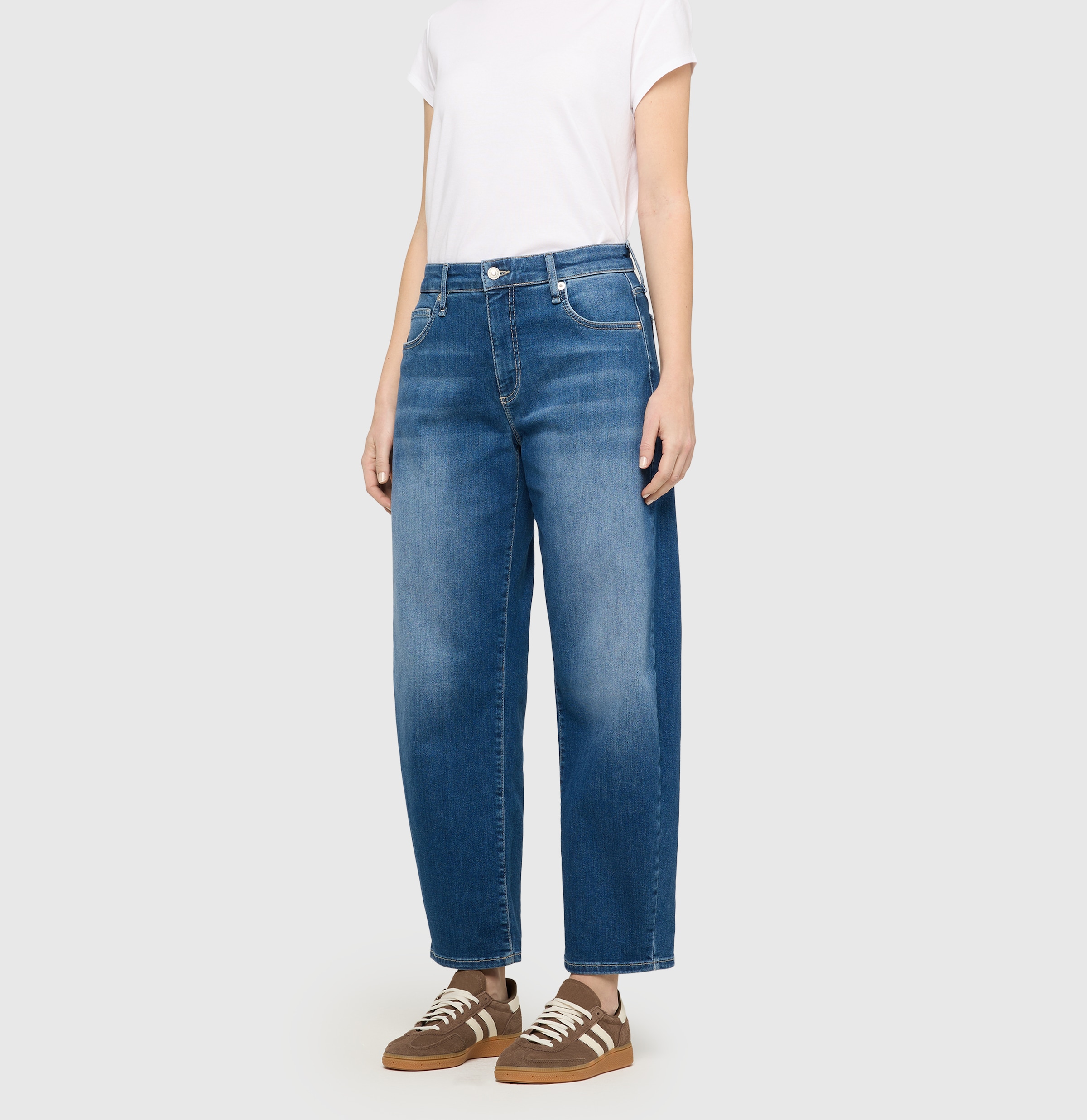Image of MAC Loose-fit-Jeans "DANNI" mit Stretch