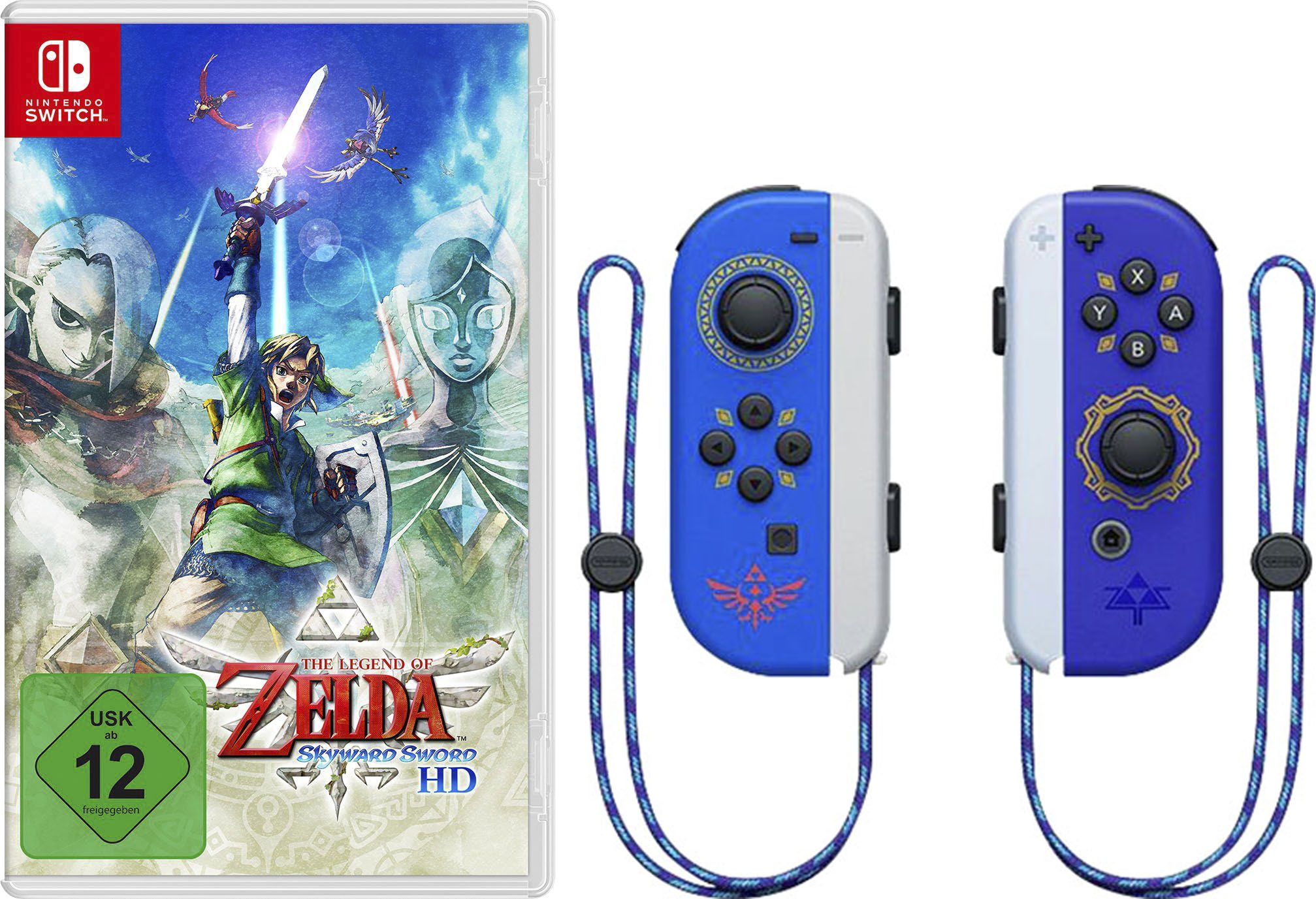 Image of Nintendo Switch Wireless-Controller »Joy-Con 2er-Set - Zelda Edition«, inkl. The Legend of Zelda: Skyward Sword bei Ackermann Versand Schweiz