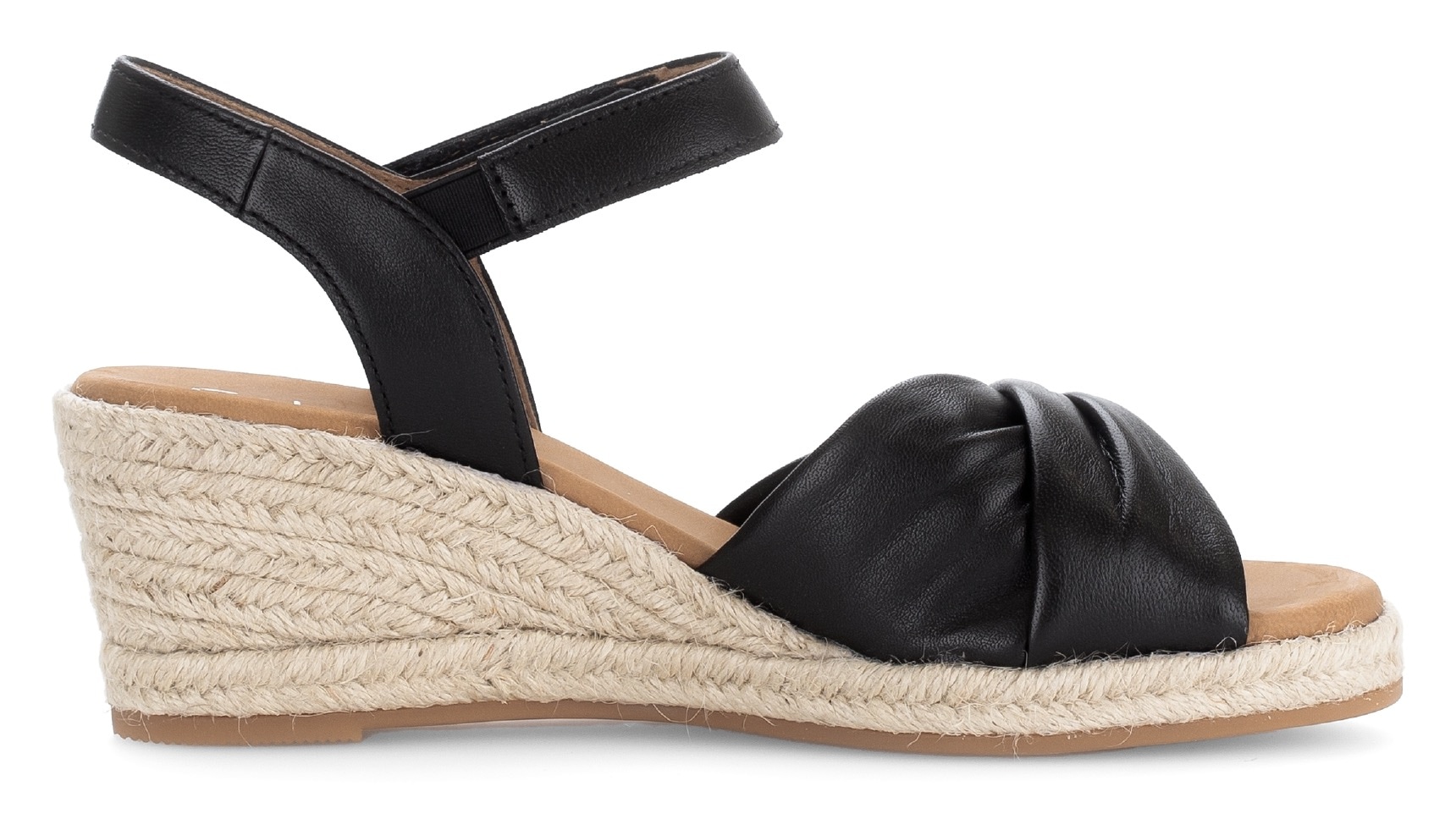 Gabor Sandales compensées »ATHEN«  , Riemchensandale, Sommerschuh mit Klettverschluss, G-Weite