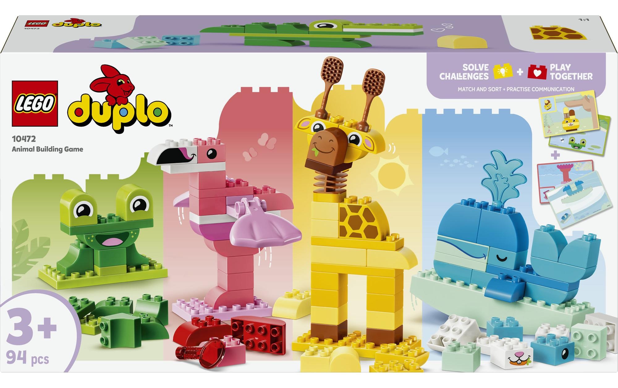 LEGO® Konstruktionsspielsteine »Wir Bauen Tiere (10472), LEGO DUPLO Town« Made in Europe