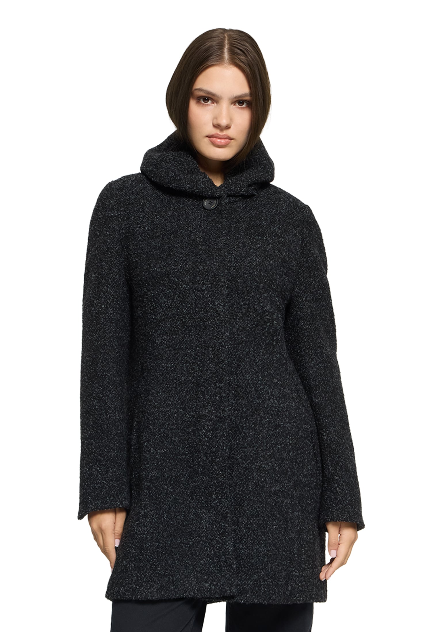 Image of Gil Bret Wolljacke ohne Kapuze mit extra hohem Kragen